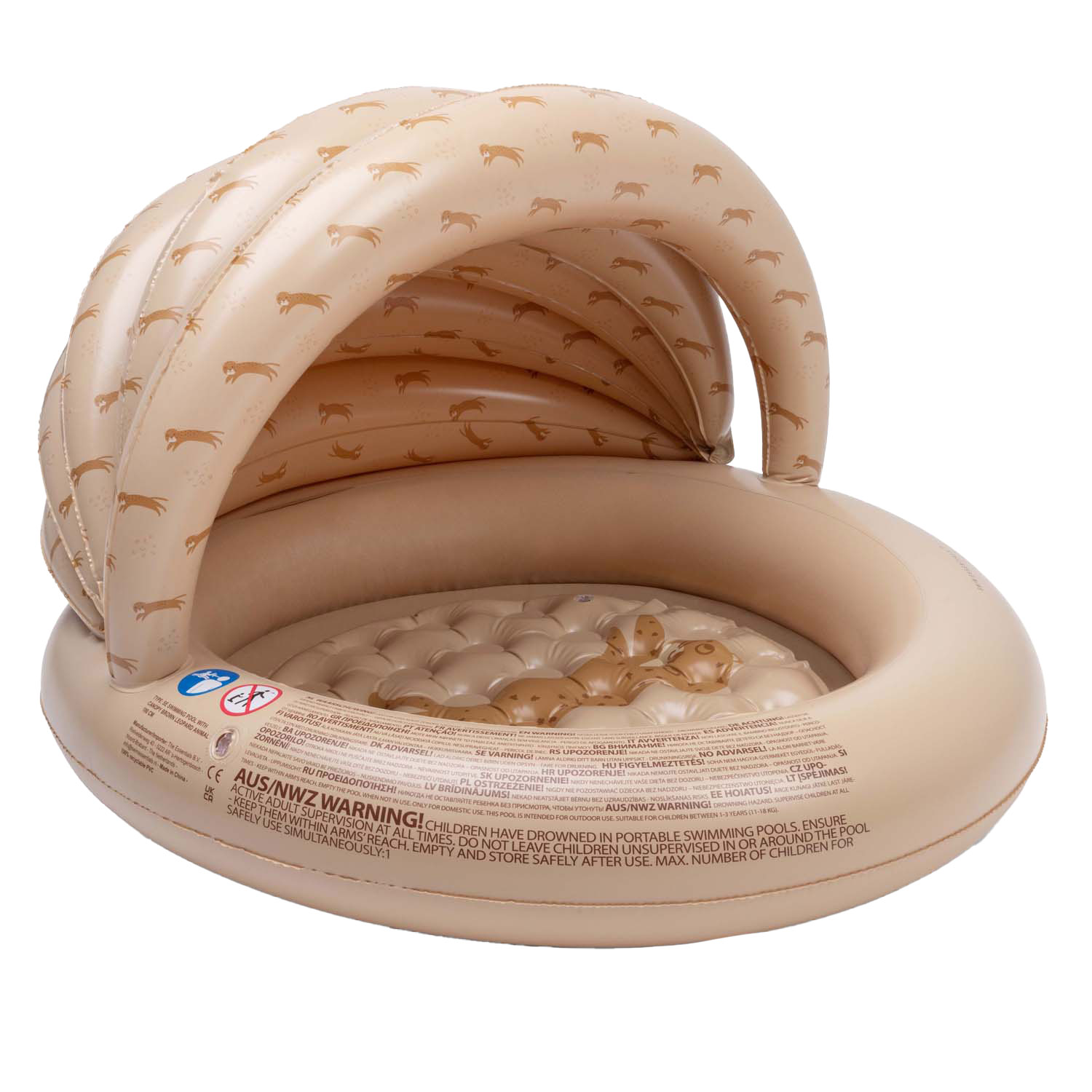 Swim Essentials - Luipaard Kinderzwembad, 100cm