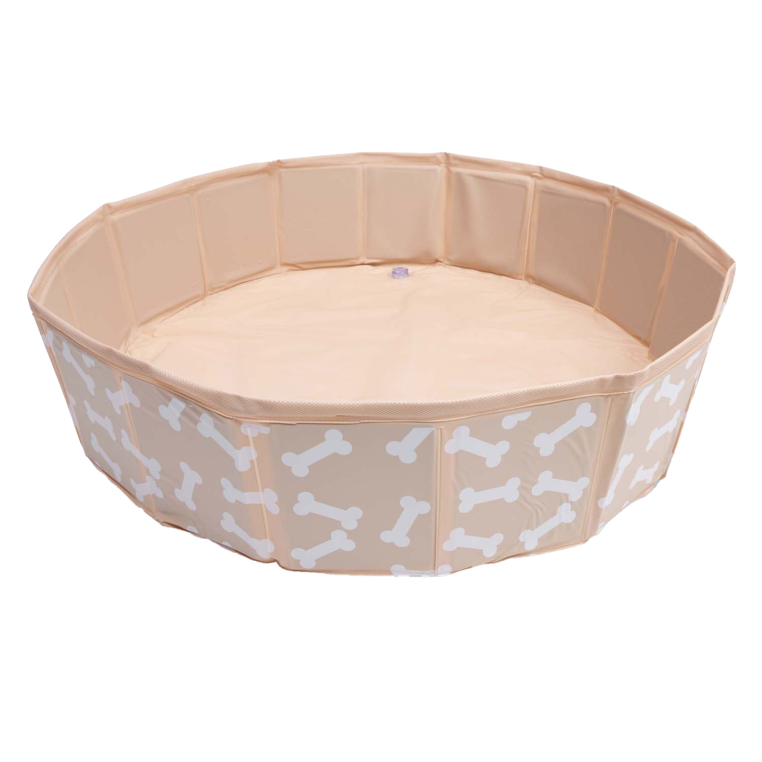 Swim Essentials - Baignoire pour chien Bonebash beige, 80 cm