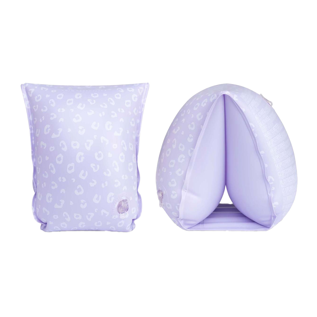 Swim Essentials - Lila Leopard Zwembandjes, 0-2 Jaar