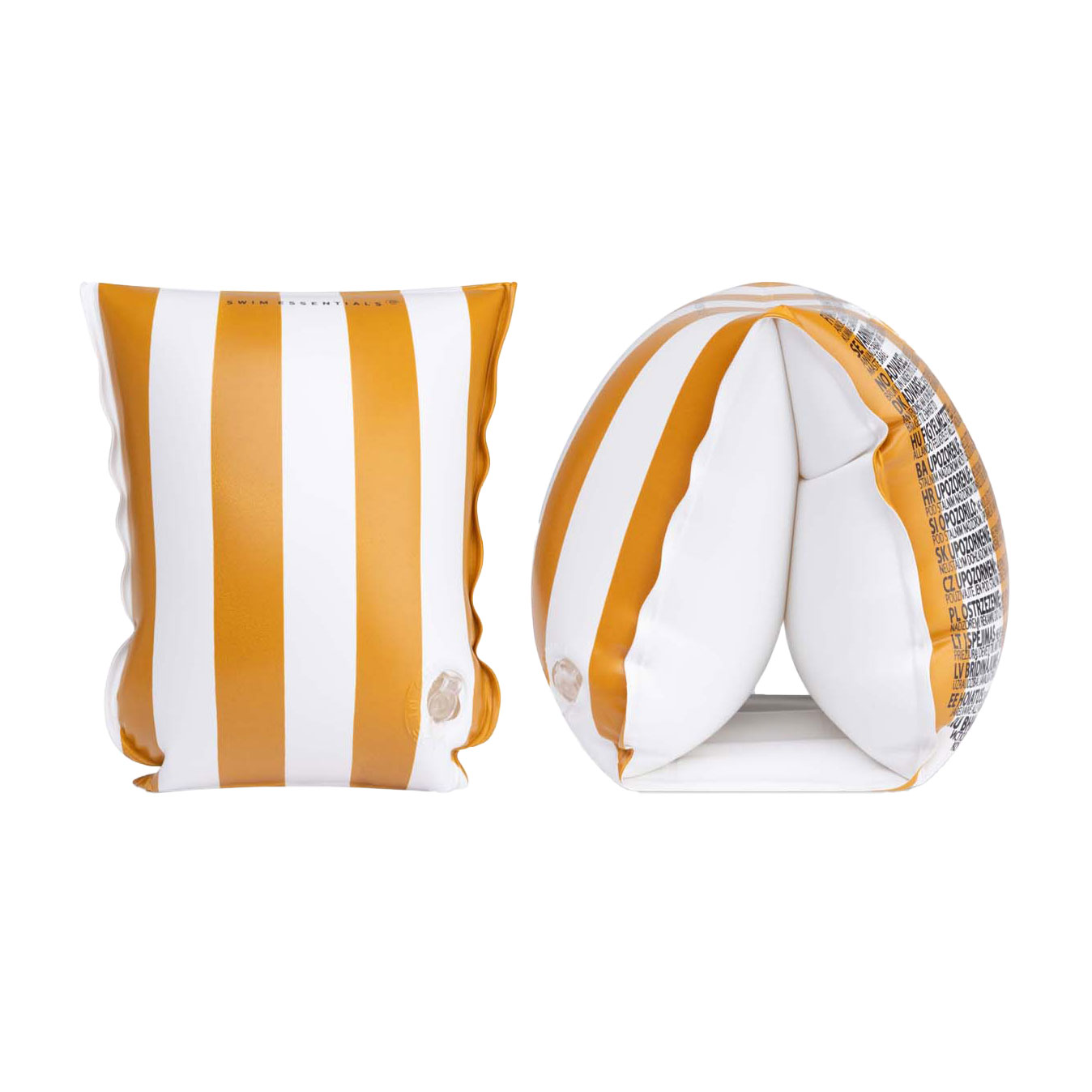 Swim Essentials - Flow Bruin Wit Zwembandjes, 0-2 Jaar