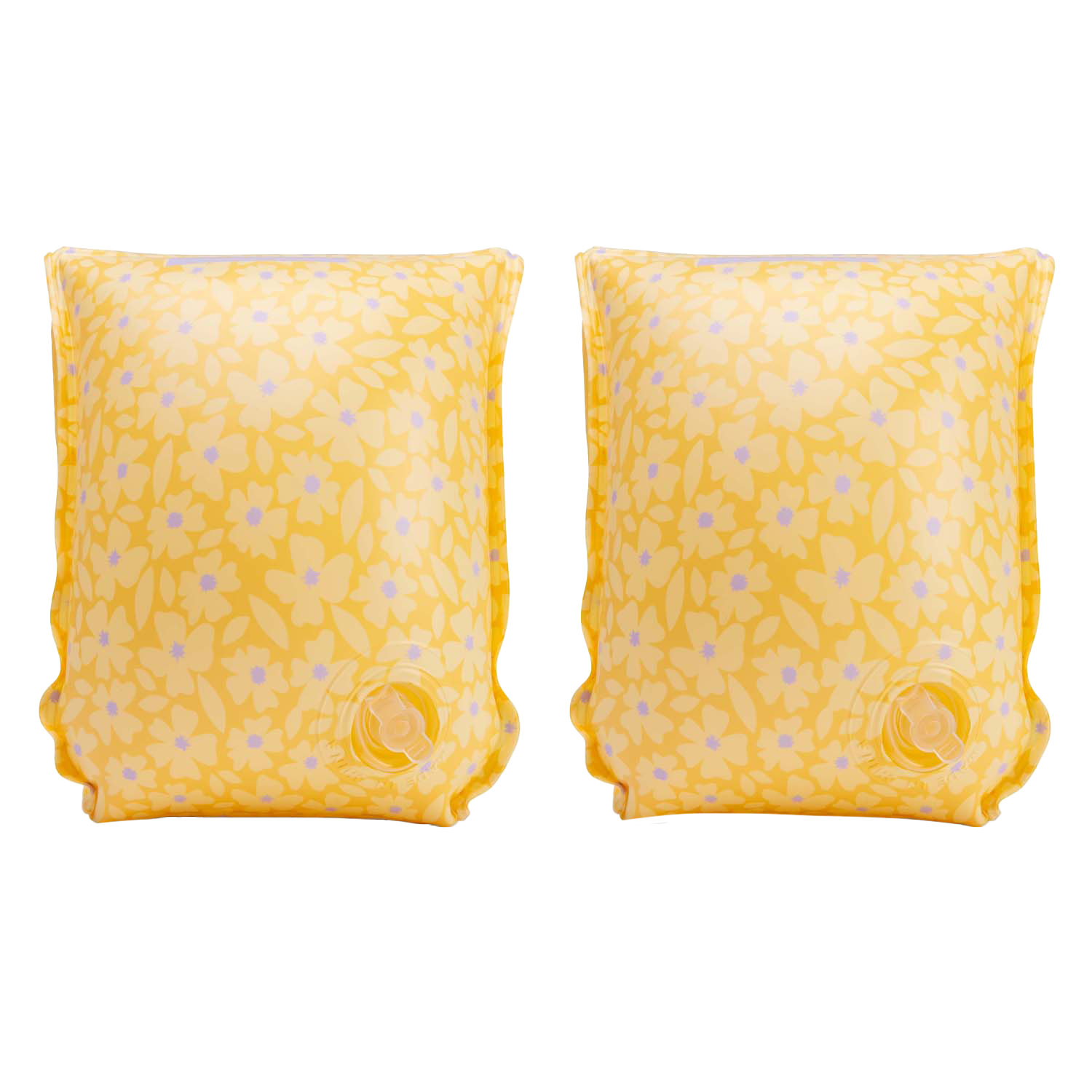 Swim Essentials - Florish Yellow Zwembandjes, 0-2 Jaar