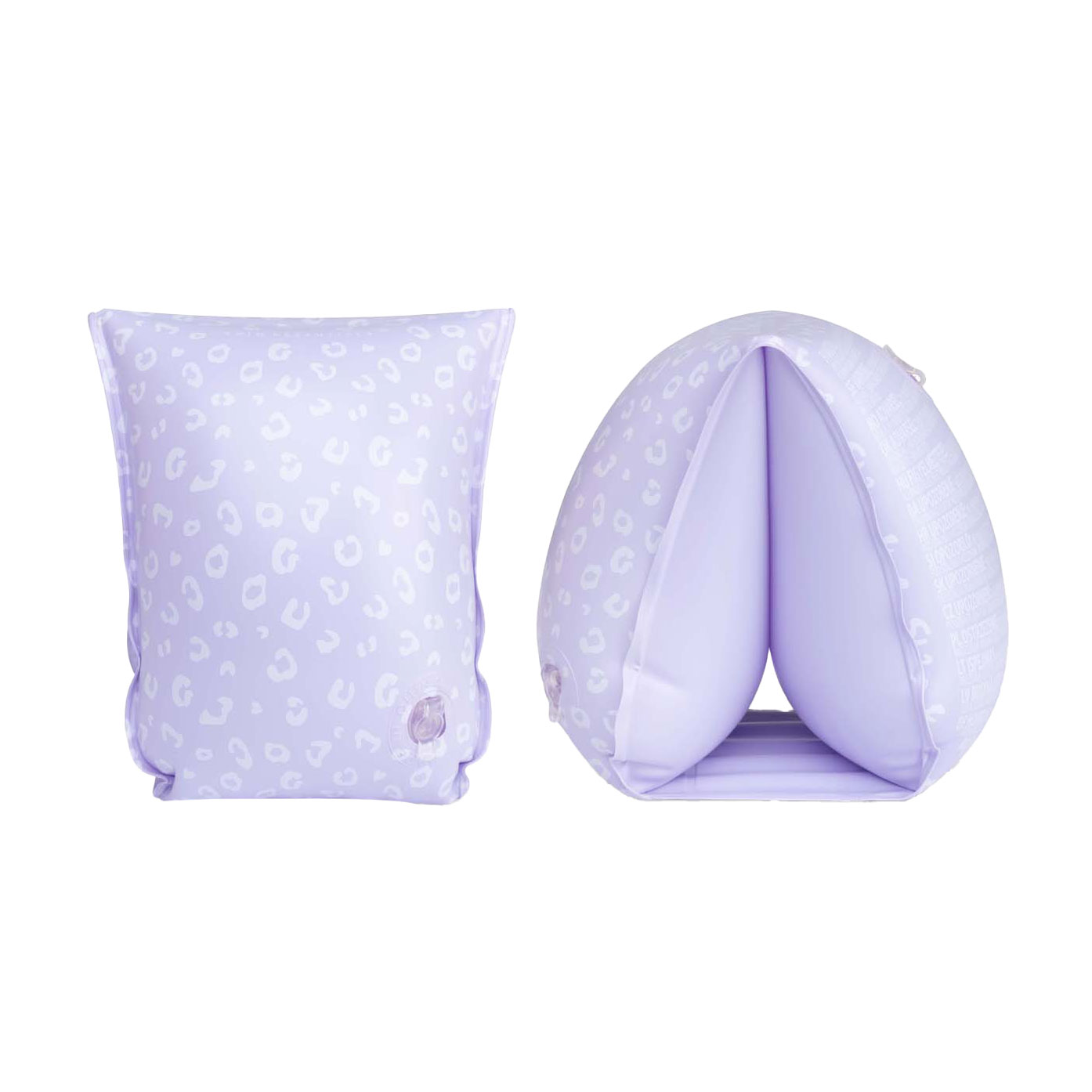 Swim Essentials - Lila Leopard Zwembandjes, 2-6 Jaar