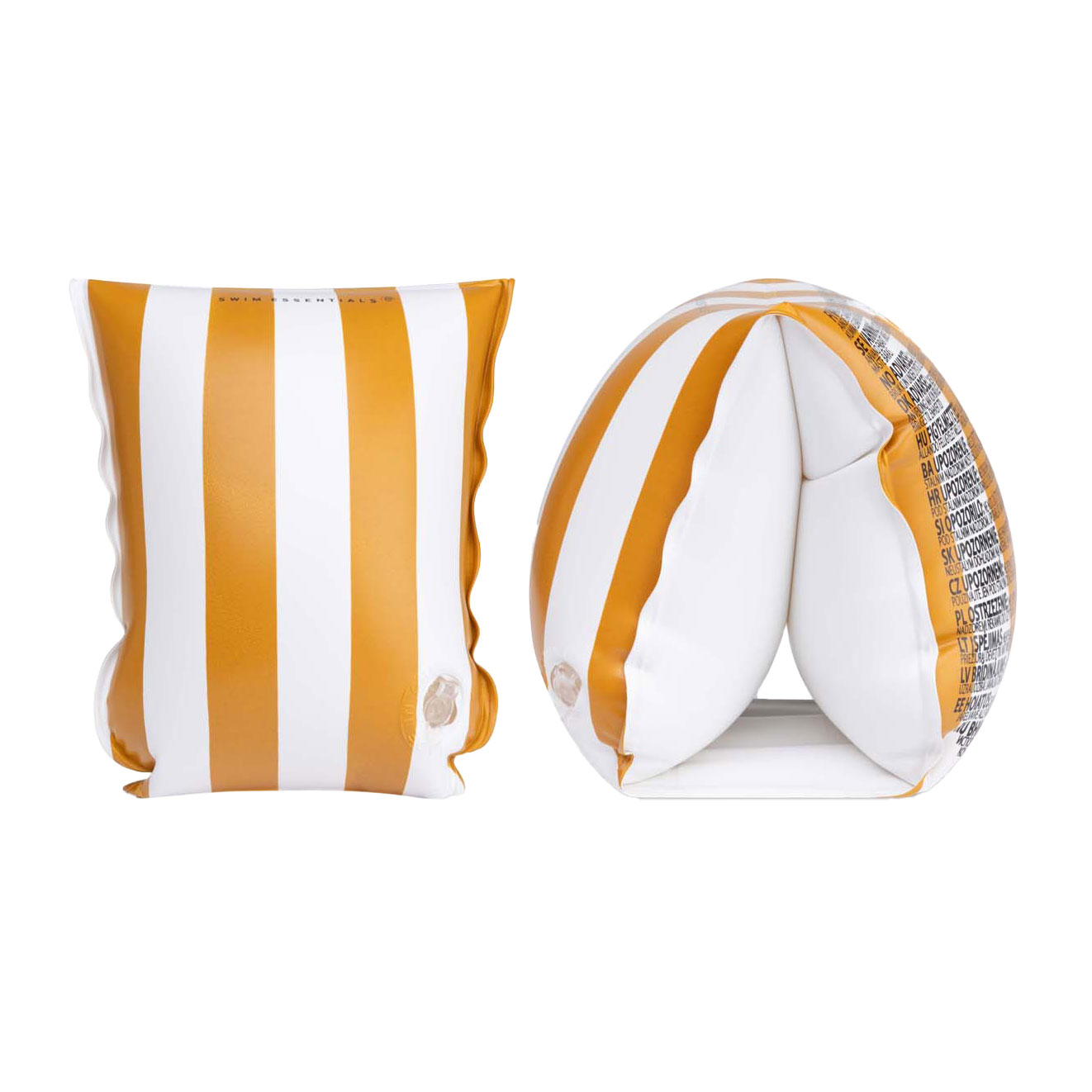 Swim Essentials - Flow Schwimmflügel, Braun/Weiß, 2–6 Jahre