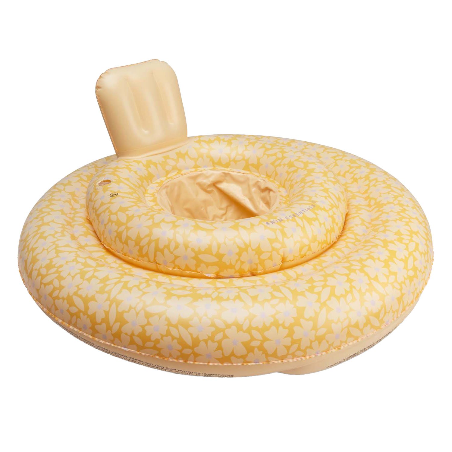 Swim Essentials - Siège de bain Florish Yellow pour bébé, 0-1 an
