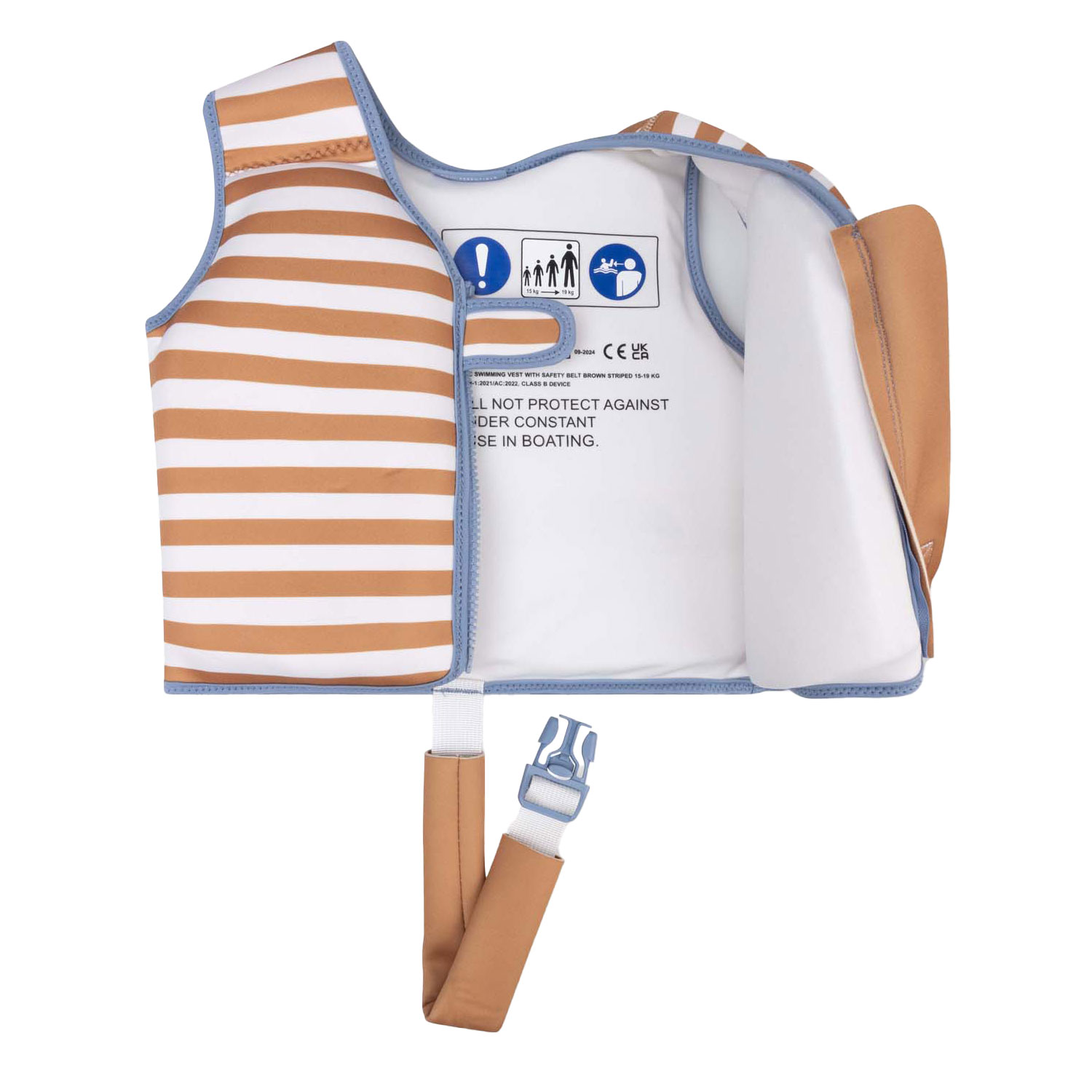 Swim Essentials - Gilet de bain Softlines marron, 2-3 ans