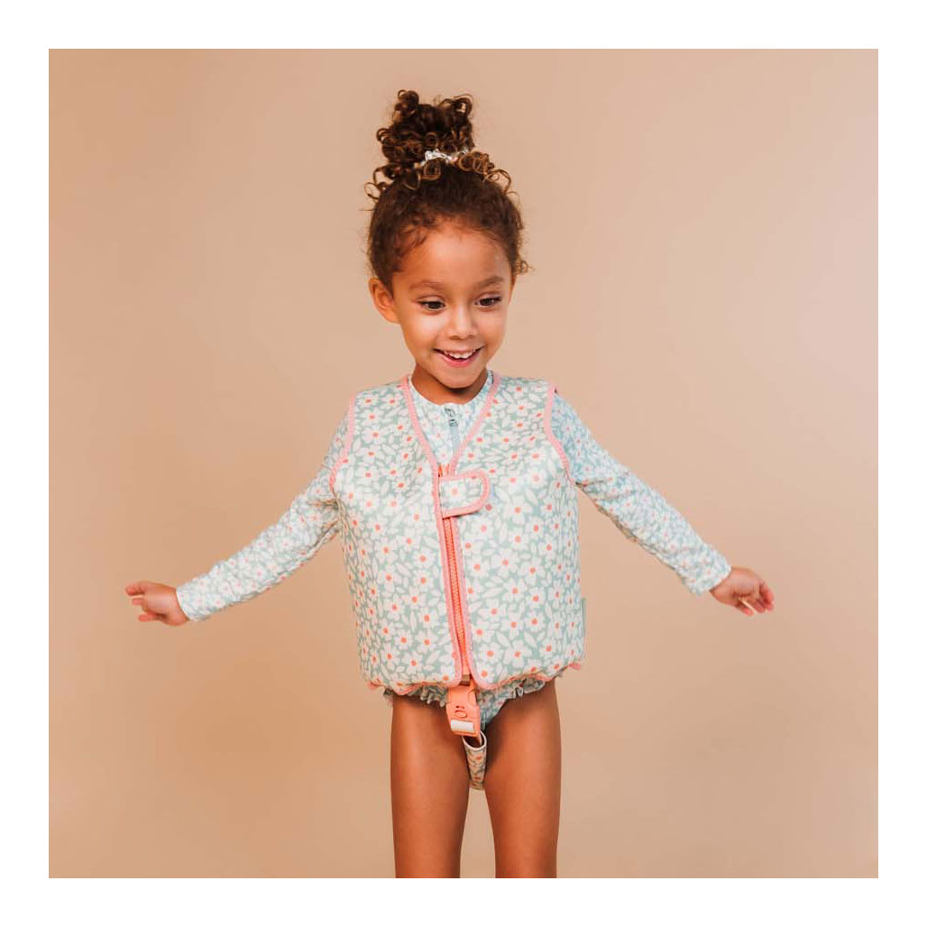 Swim Essentials - Florish Green Zwemvest, 3-6 Jaar