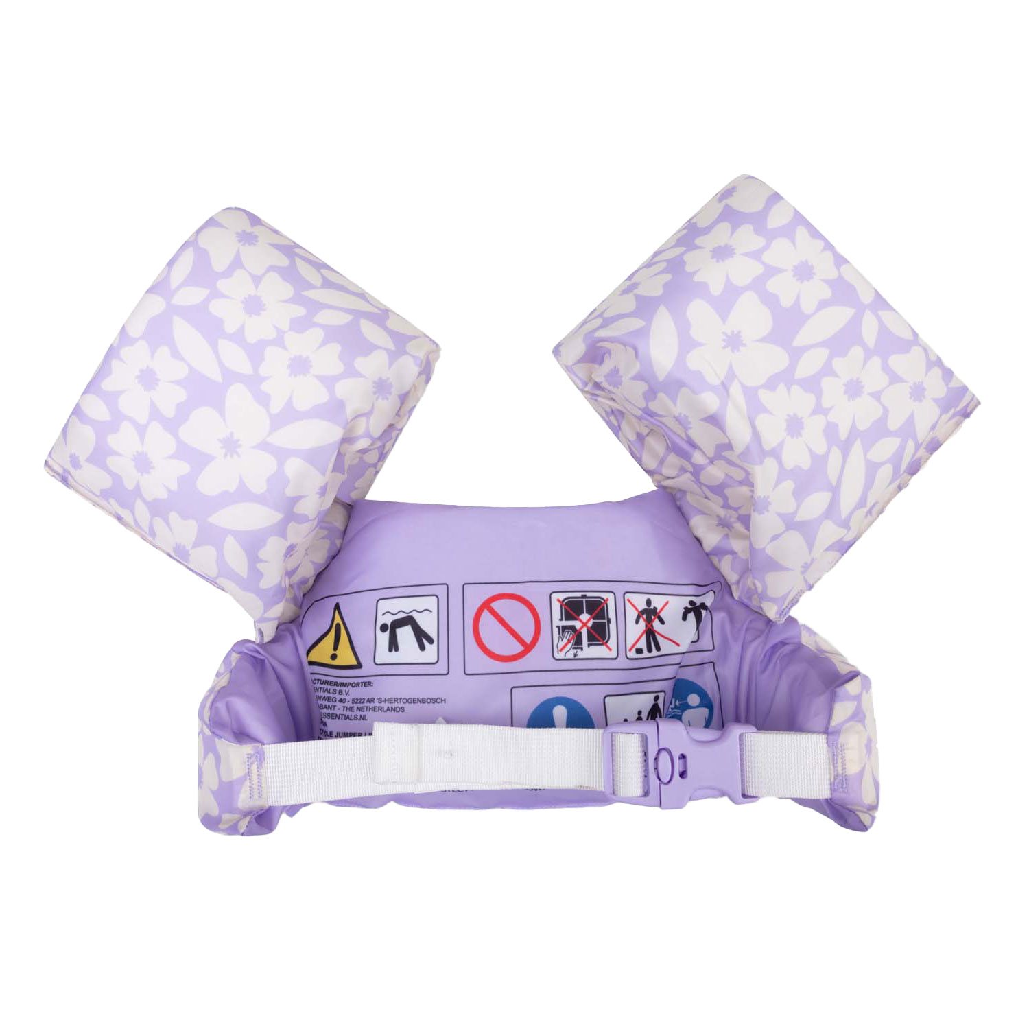 Swim Essentials - Florish Purple Puddle Jumper Zwemvest, 2-6 Jaar