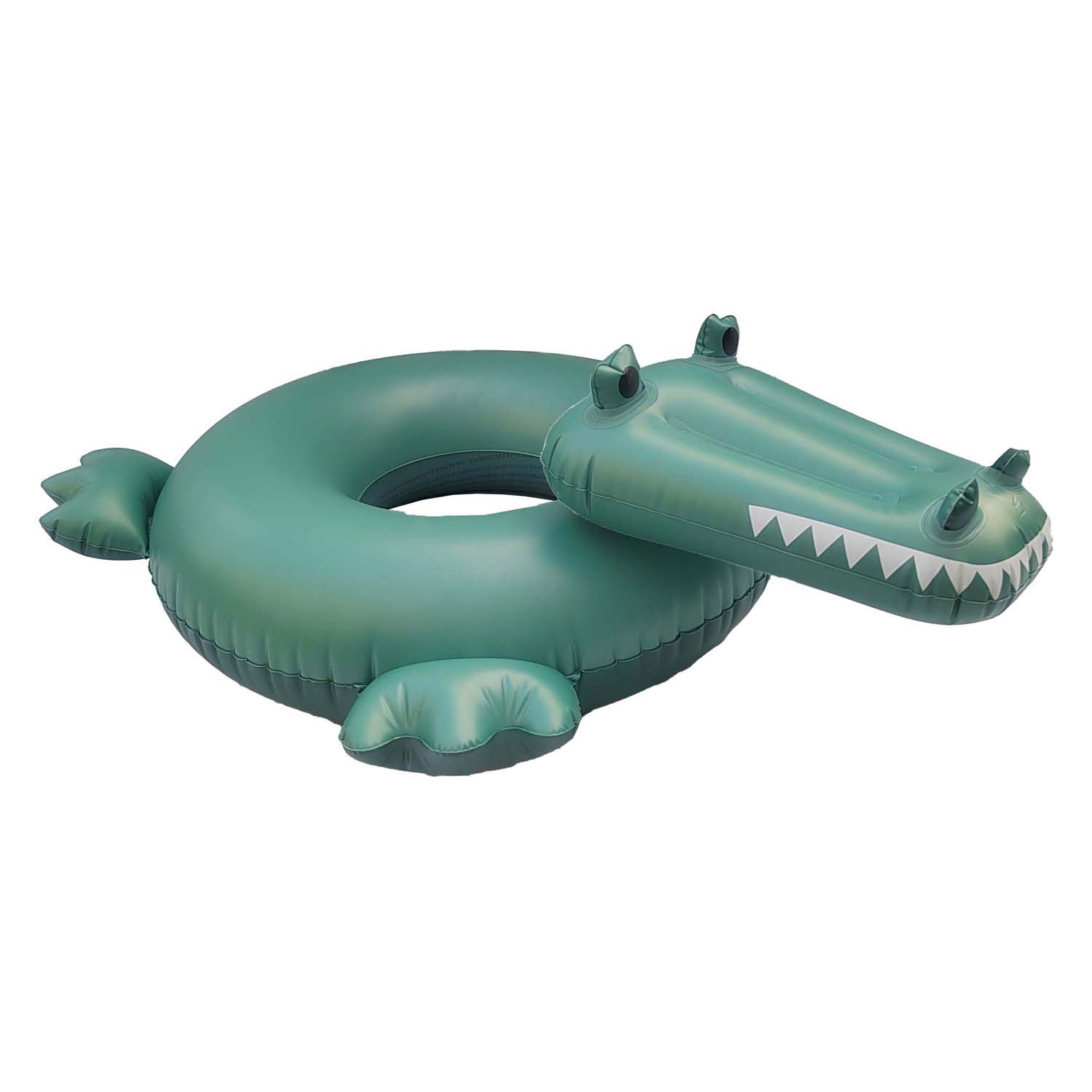 Swim Essentials - Bouée Crocodile Vert, 65 cm
