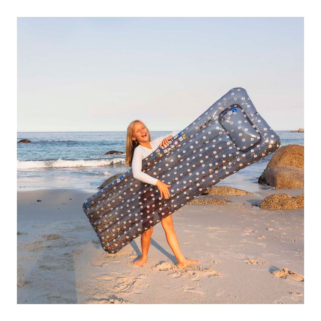 Swim Essentials - Matelas gonflable Daisy Flowers, 180 cm