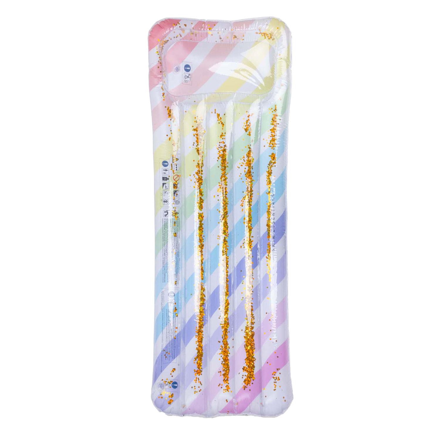 Swim Essentials - Matelas gonflable Rainbow, 180 cm