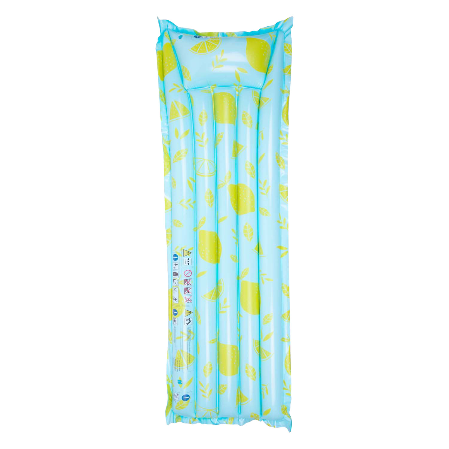 Swim Essentials - Matelas gonflable citron vert, 180 cm