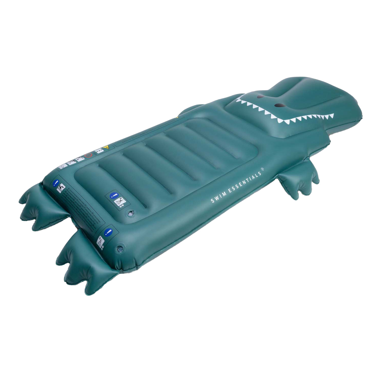 Swim Essentials – Aufblasbare Luftmatratze Dreamscape Crocodile Green, 177 cm