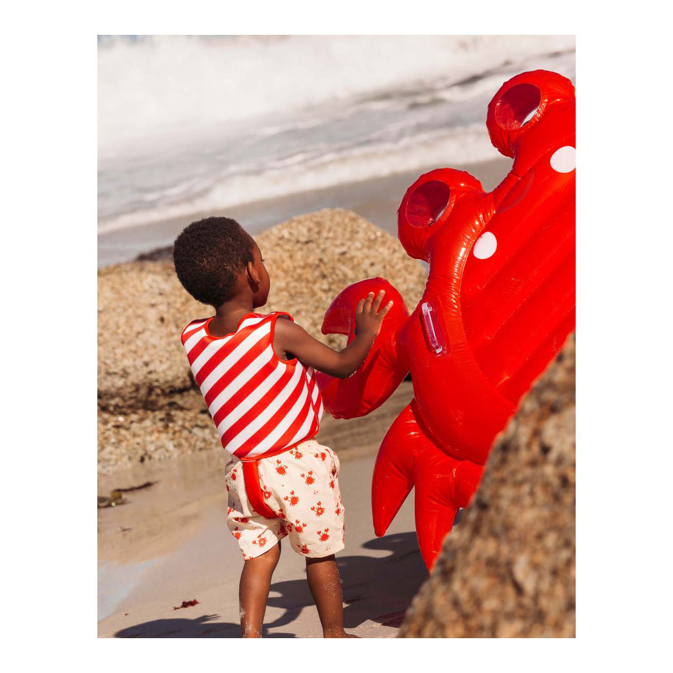 Swim Essentials - Oh Crab Opblaas Luchtbed, 140cm