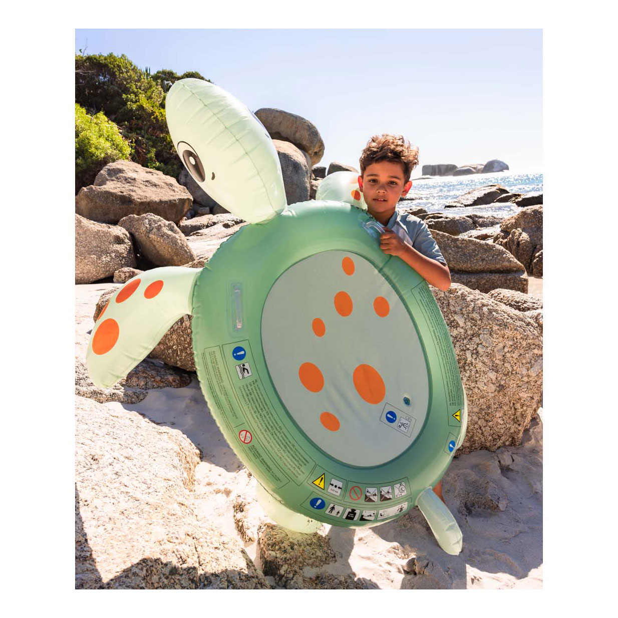 Swim Essentials - Turtle Ride-on Luchtbed, 140cm