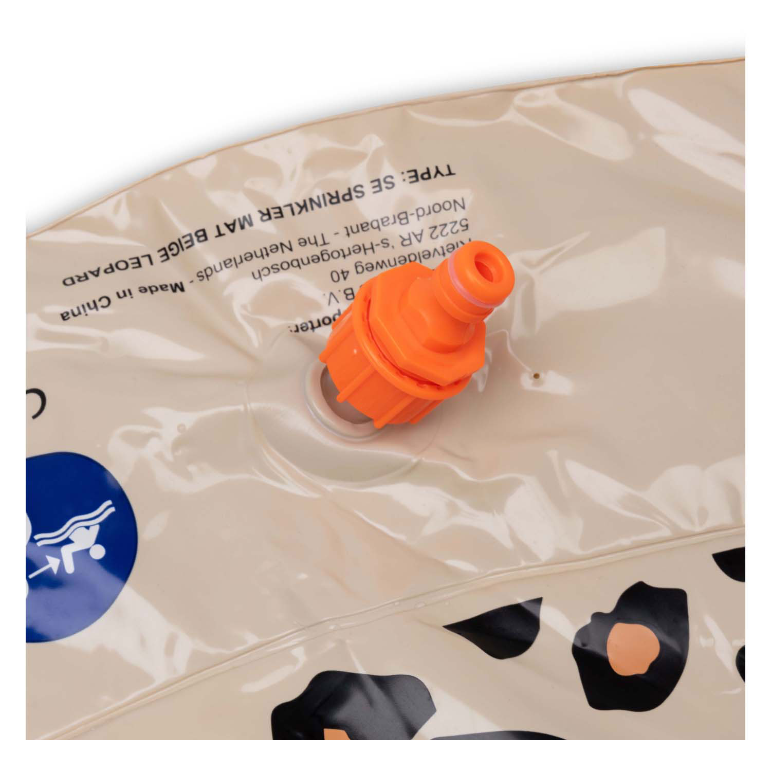 Swim Essentials - Safari Chique Beige Sproeier Mat, 150cm