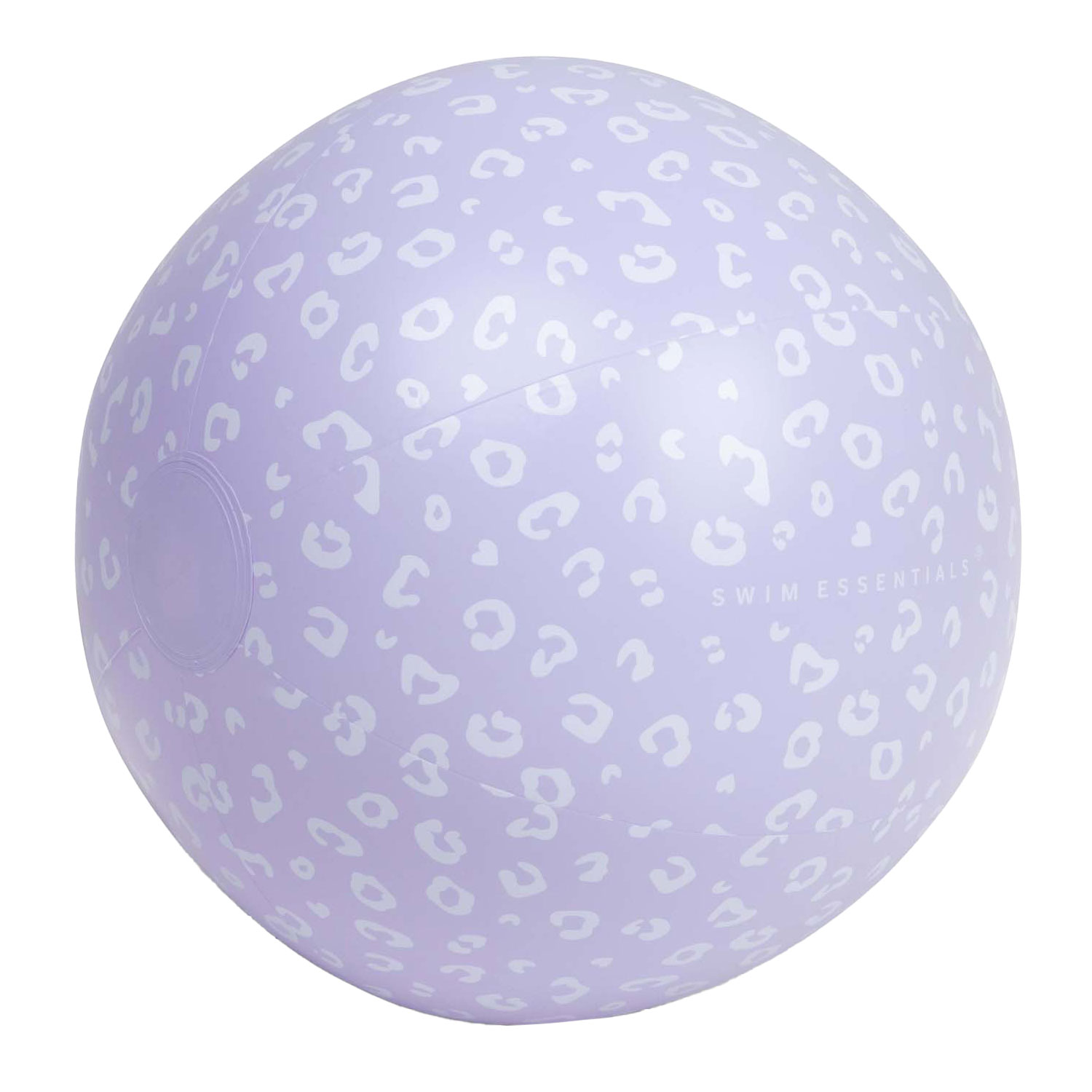 Swim Essentials – Lila Leoparden-Strandball, 51 cm