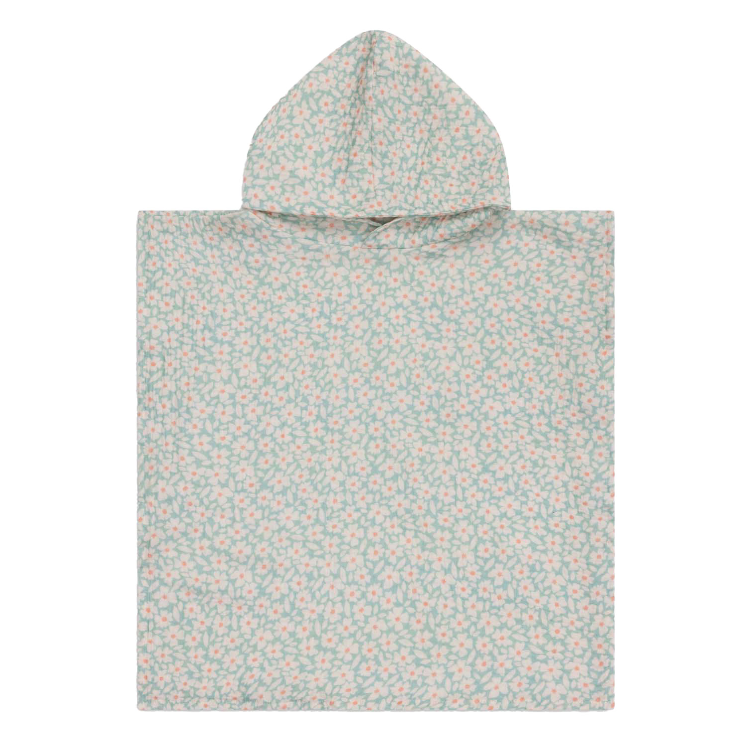 Swim Essentials - Florish Green Poncho, 55x50cm