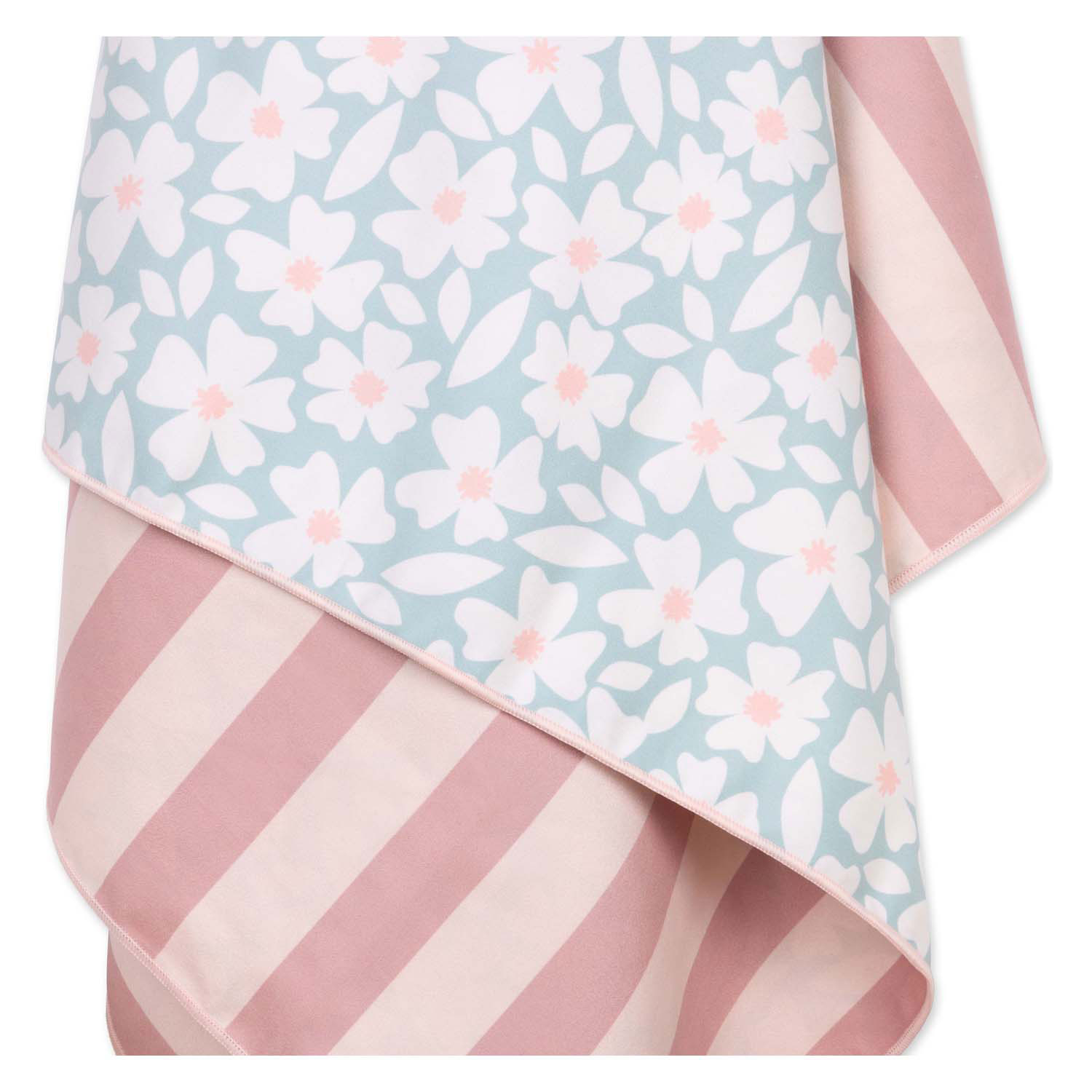 Swim Essentials - Florish Green Strandlaken, 180x90cm