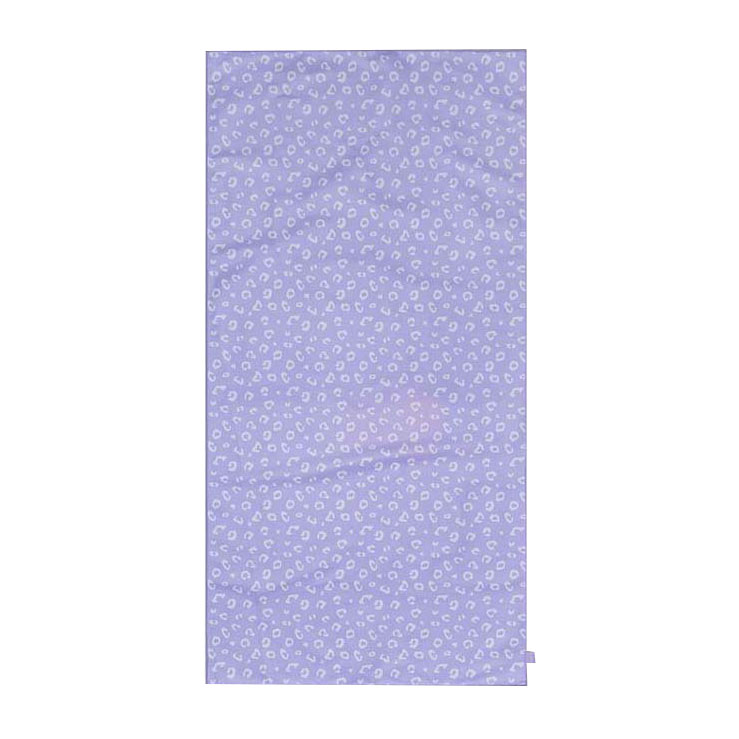 Swim Essentials - Lila Leopard Strandlaken, 135x65cm