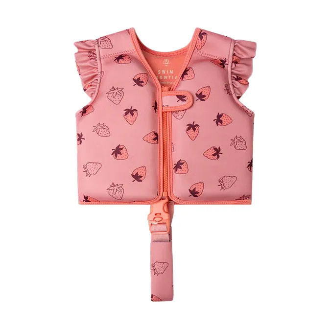 Swim Essentials - Zwemvest Aardbeien Roze - 1-2 Jaar