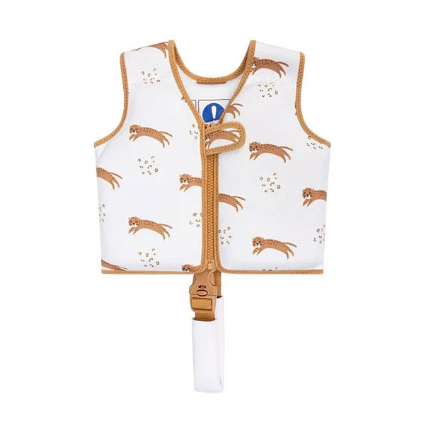Gilet de sauvetage beige léopard Swim Essentials - 2-3 ans