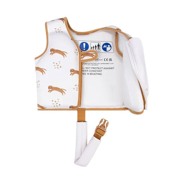Gilet de sauvetage beige léopard Swim Essentials - 2-3 ans