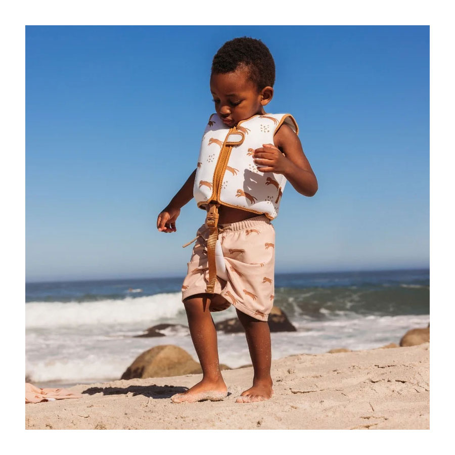 Gilet de sauvetage beige léopard Swim Essentials - 2-3 ans