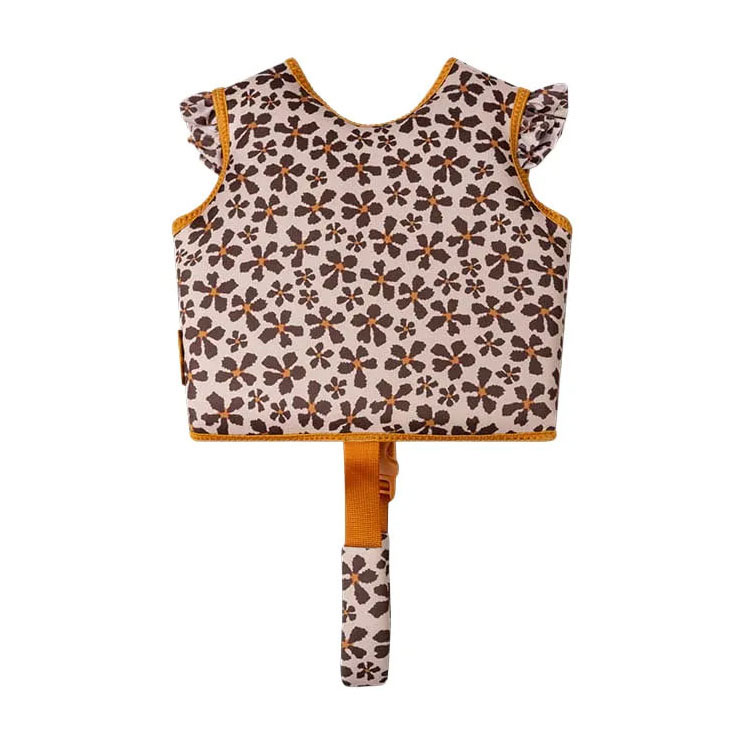 Swim Essentials - Zwemvest Bloemen Oranje - 1-2 Jaar