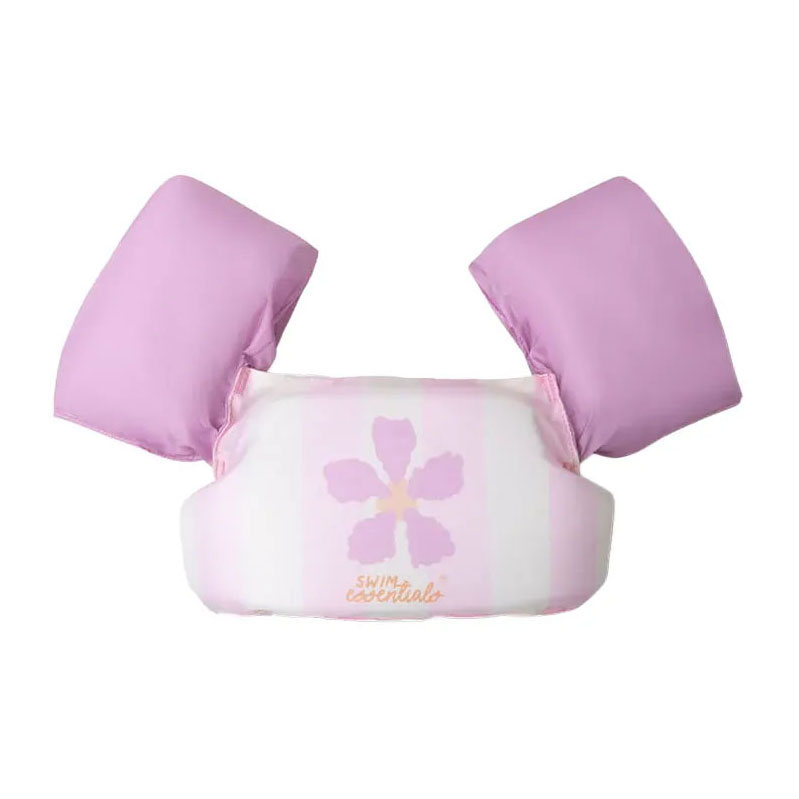 Schwimm-Essentials – Puddle Jumper Schwimmweste, lila Blume
