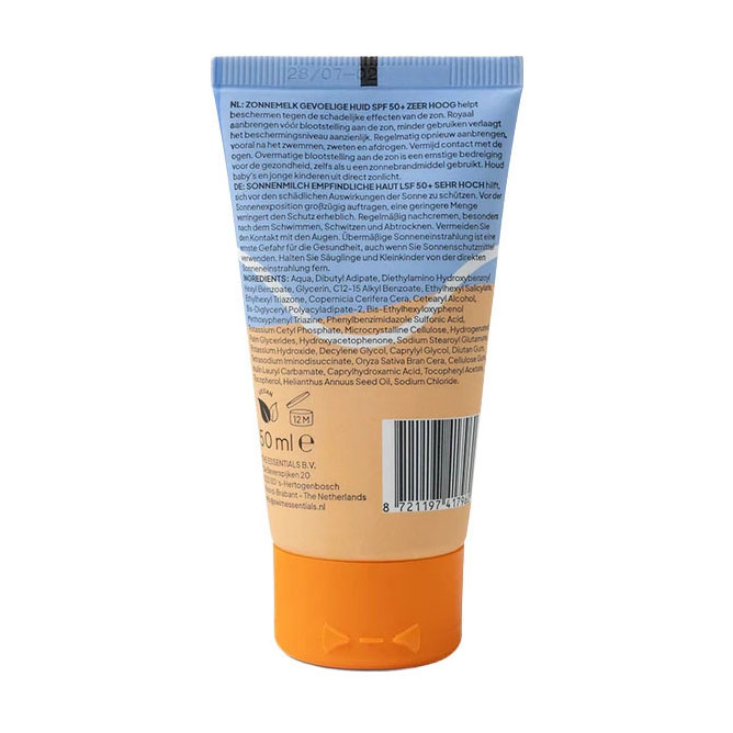 Swim Essentials - Zonnebrandcreme Gevoelige Huid SPF50 - 150ml