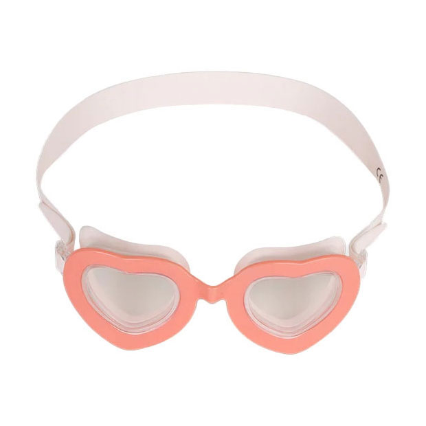 Masques de plongée en forme de cœur rose - Essentiels pour la natation