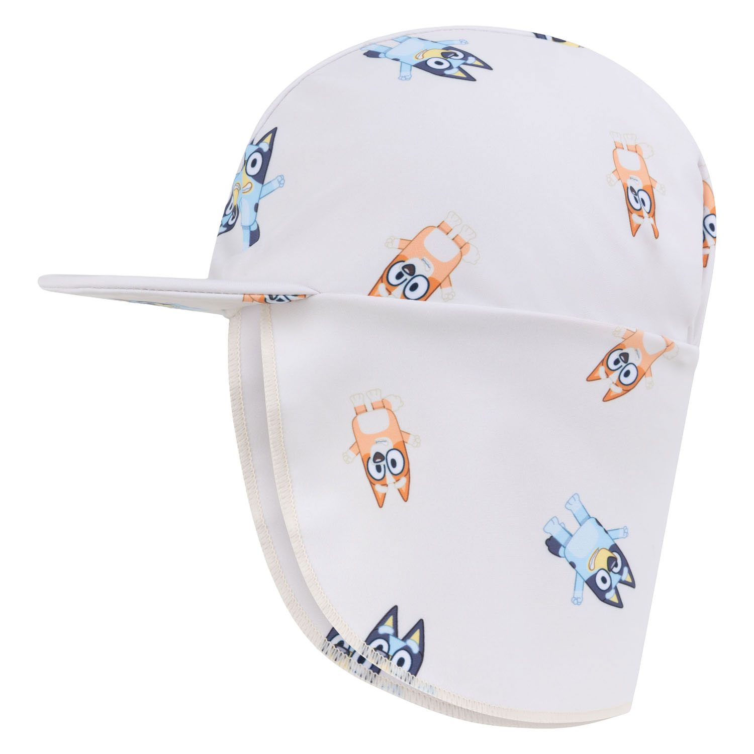 Swim Essentials - Zonnekap Wit Bluey - 0-1 Jaar