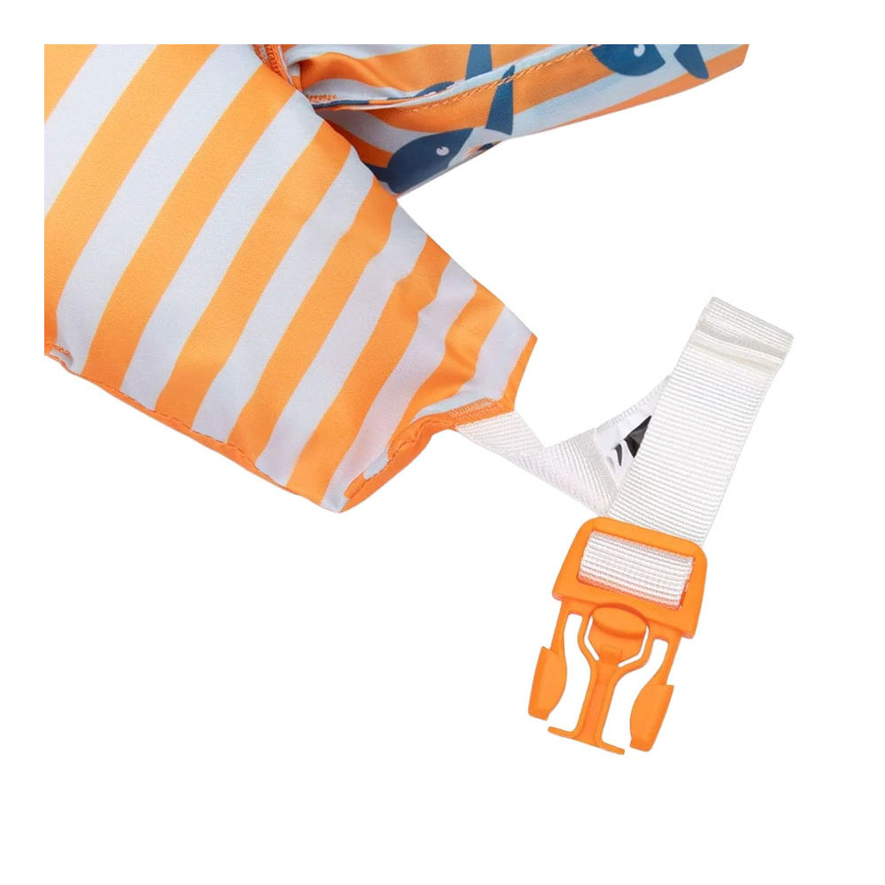 Swim Essentials Puddle Jumper Oranje-Blauw Haaien - 2-6 jaar