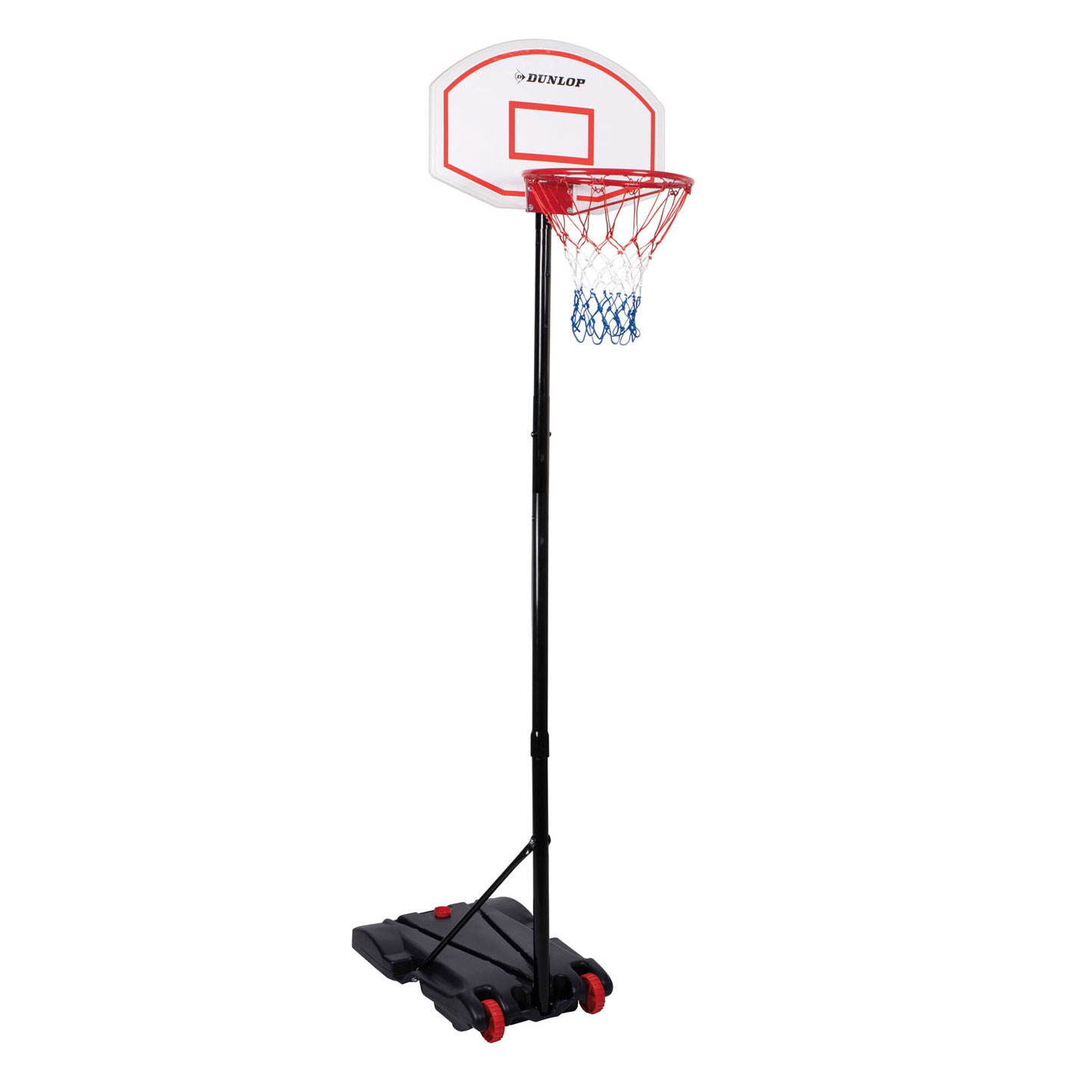 Productiecentrum licht oorsprong Dunlop Basketbalring met Standaard, 165-205cm ... | Lobbes Speelgoed