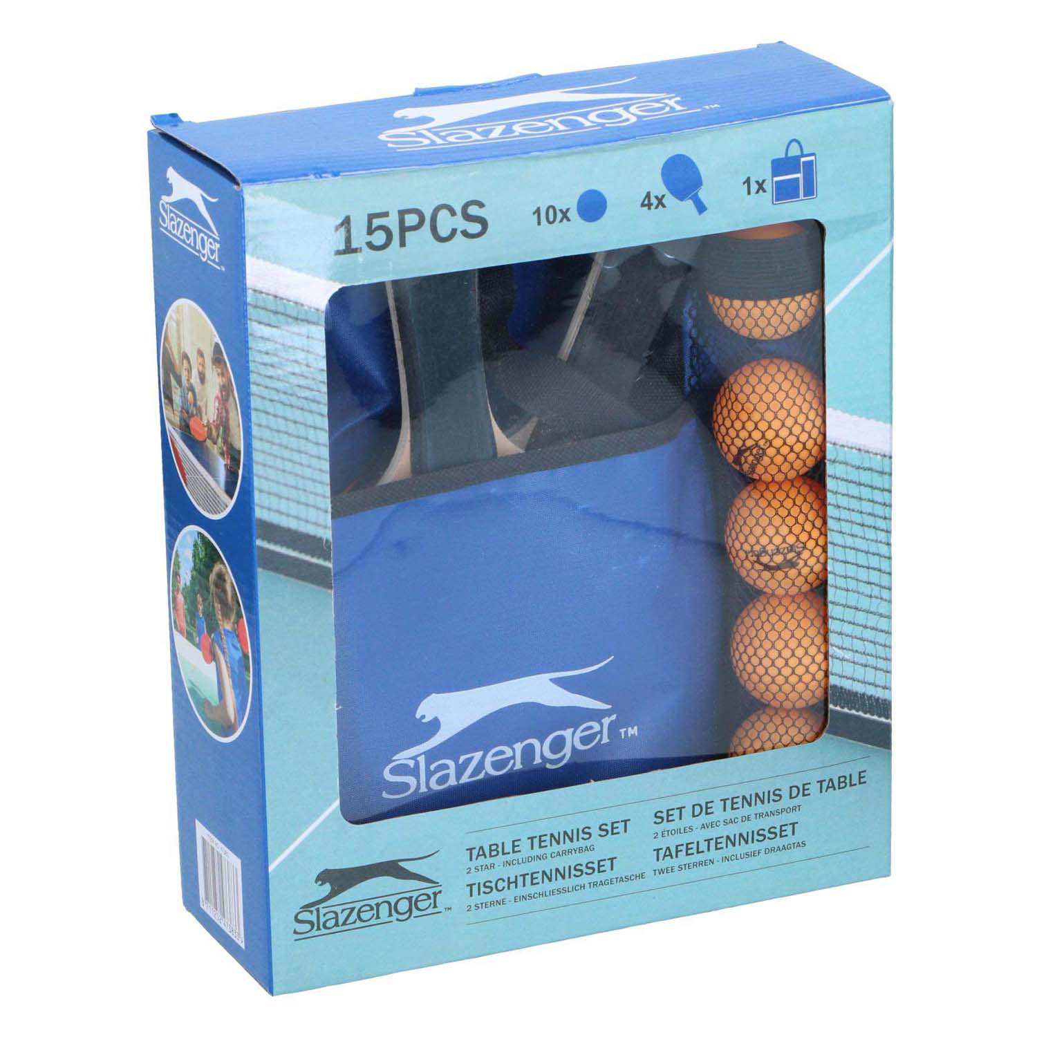 Tafeltennisset Slazenger, 15dlg.