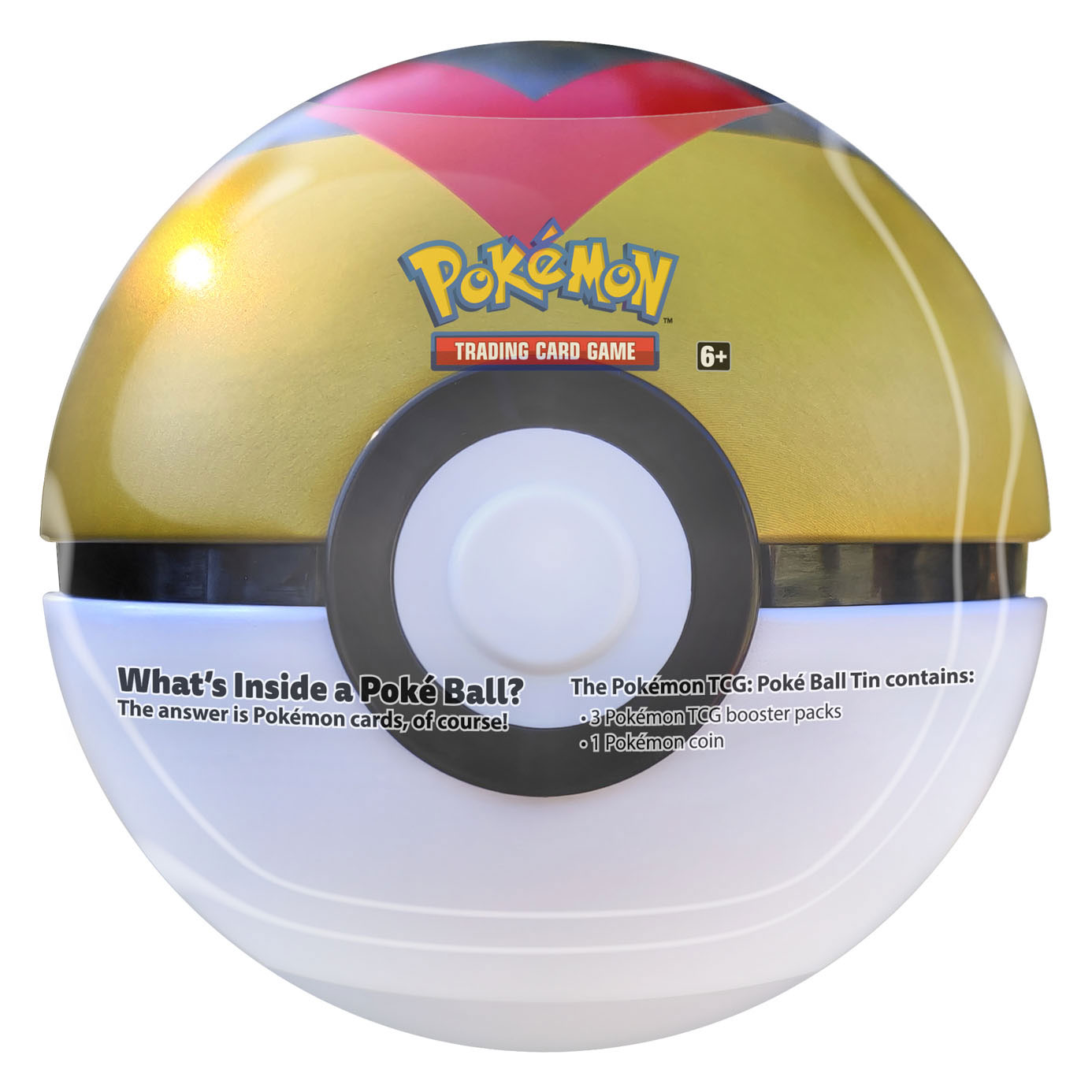 Pokémon TCG Pokeball Tin - Goud/Wit
