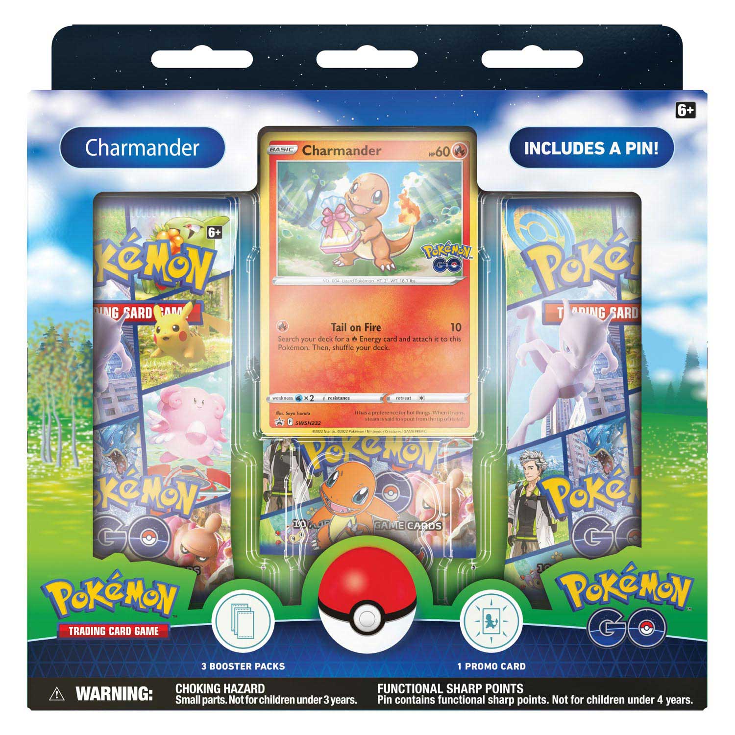 Pokémon TCG  GO Pin Box Collection - Charmander