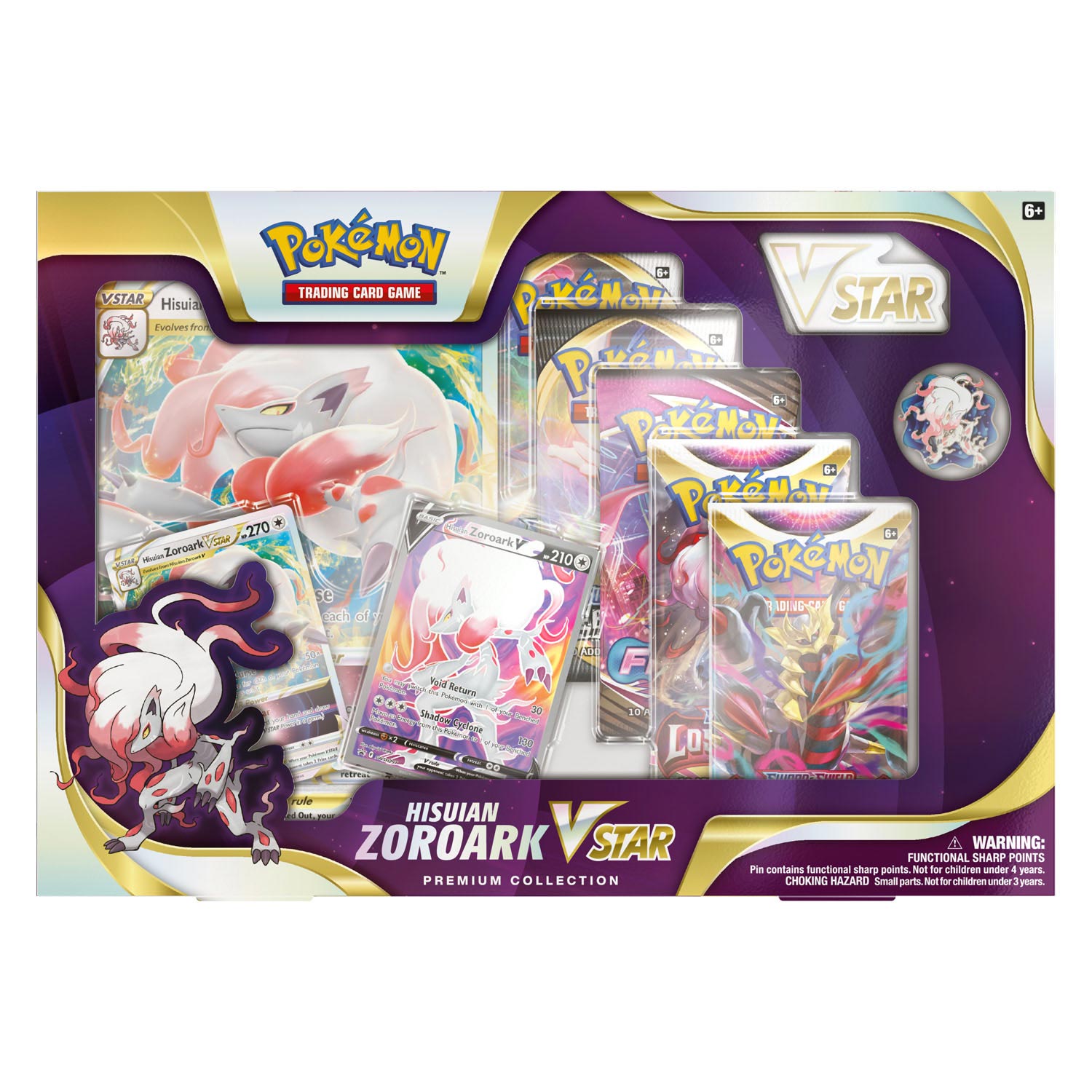 Boîte de collection Premium Pokémon TCG Hisuian Zoroark V Star