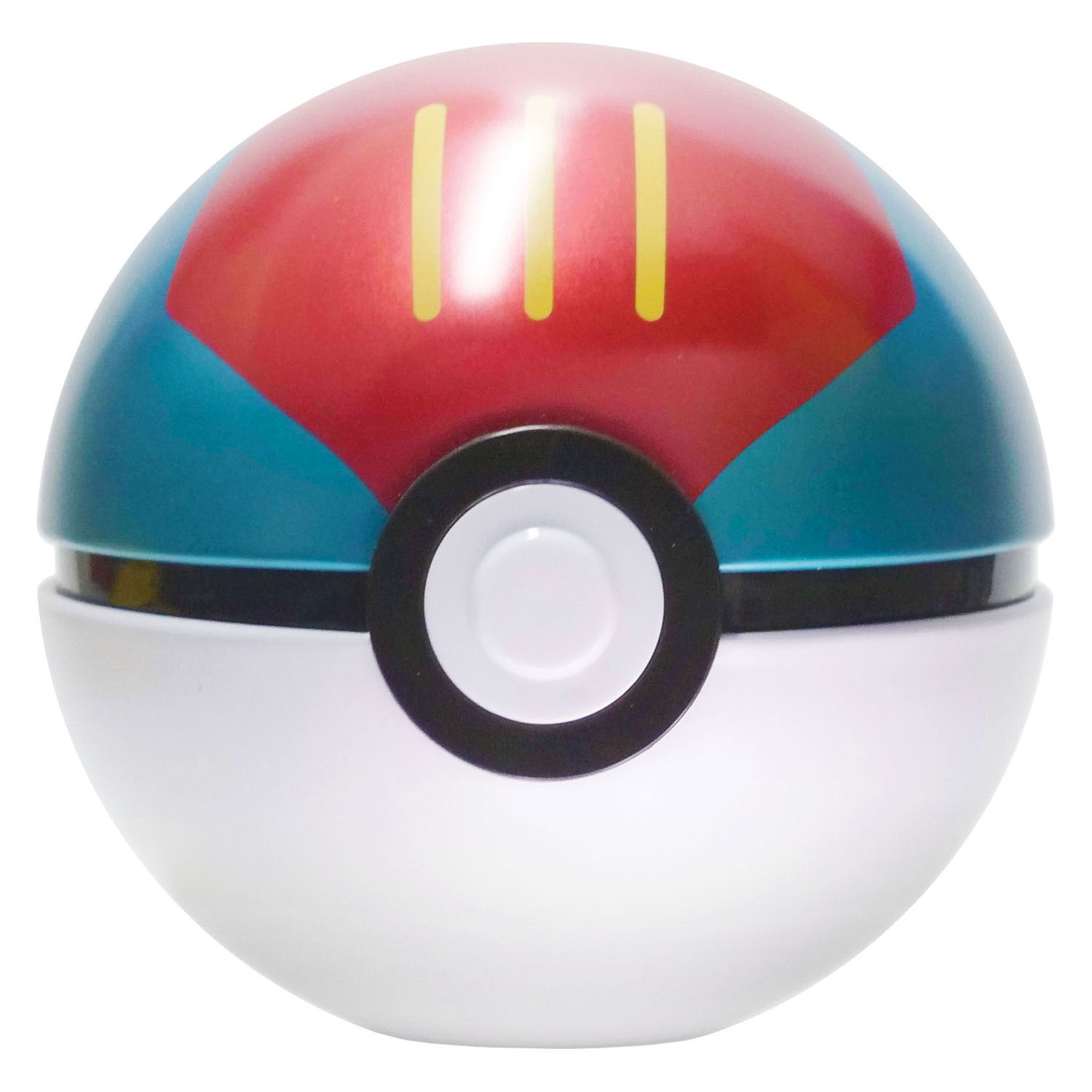 Boîte Pokeball Pokémon TCG avec 3 boosters
