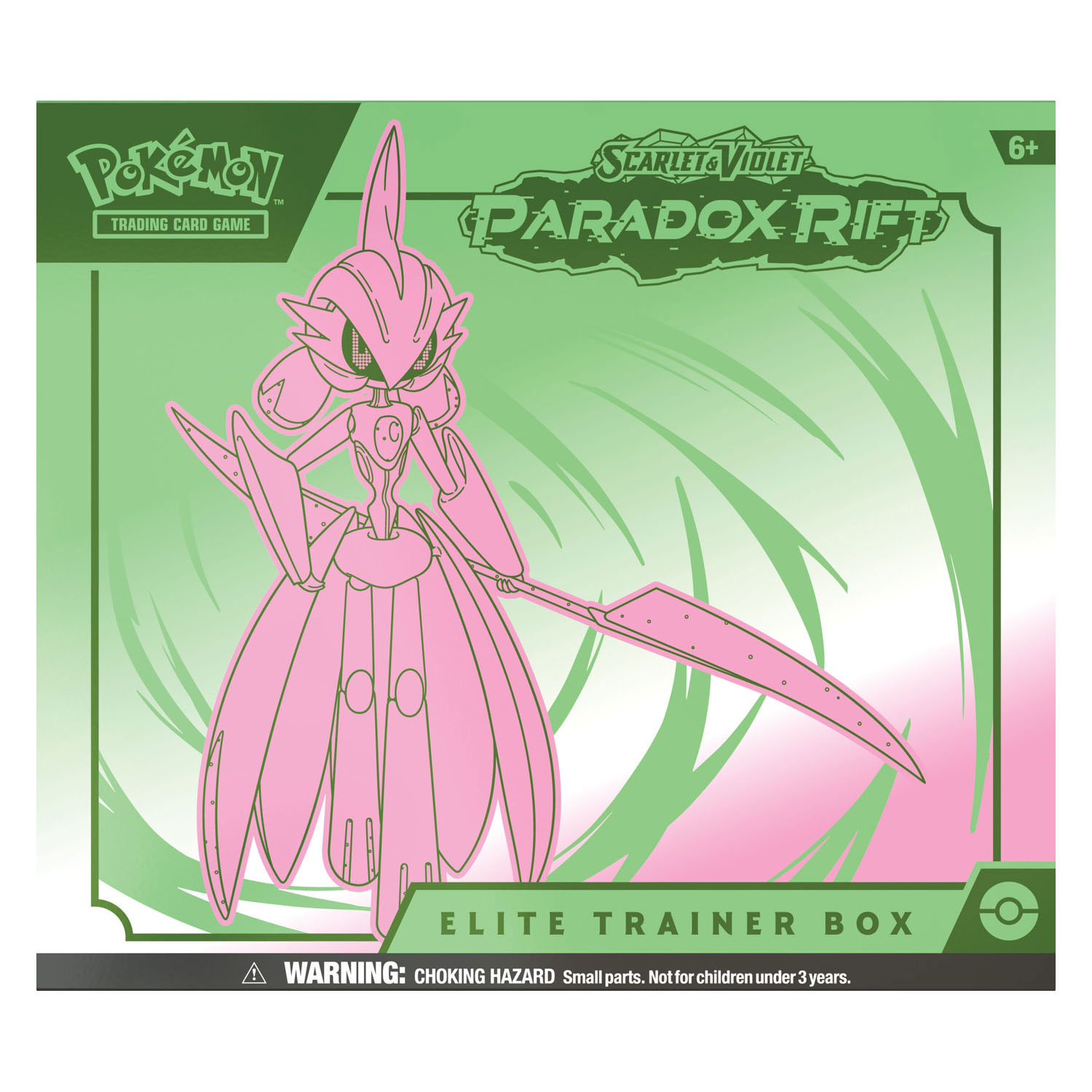 Pokémon TCG S&V Paradox Rift Elite Trainer Box Iron Valiant