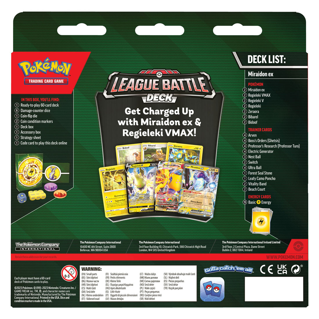 Pokémon-Sammelkartenspiel-Liga-Kampfdeck