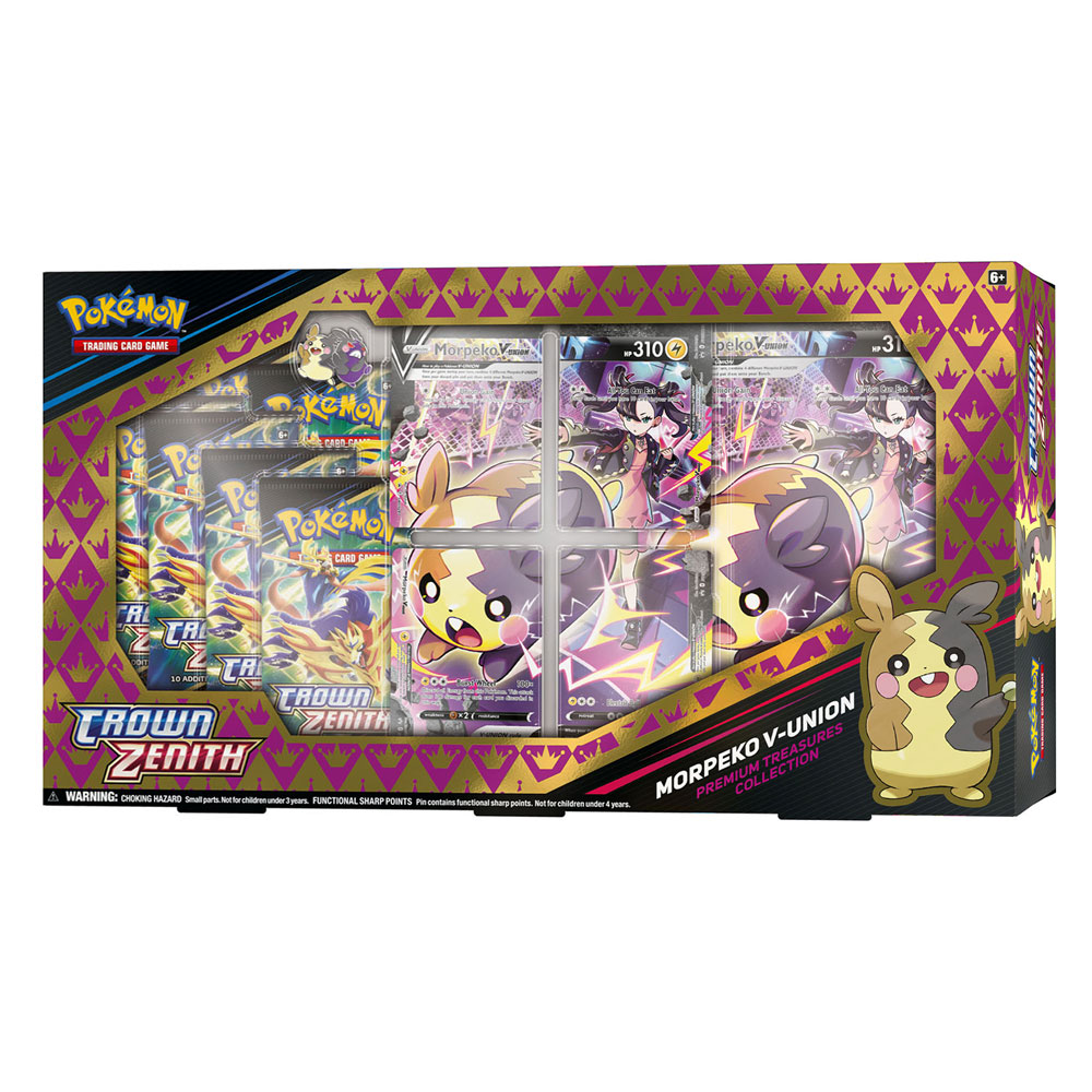 Pokémon-Sammelkartenspiel Crown Zenith Morpeko V-Union Premium Collection