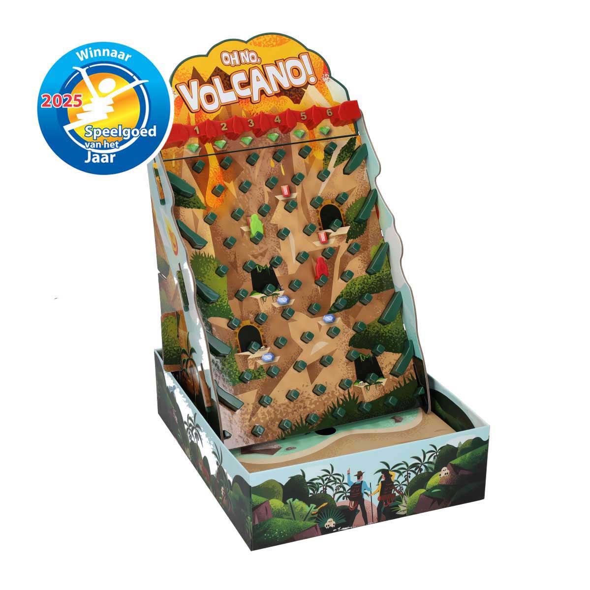 Jeu de cartes Oh No Volcano - 2 à 4 joueurs
