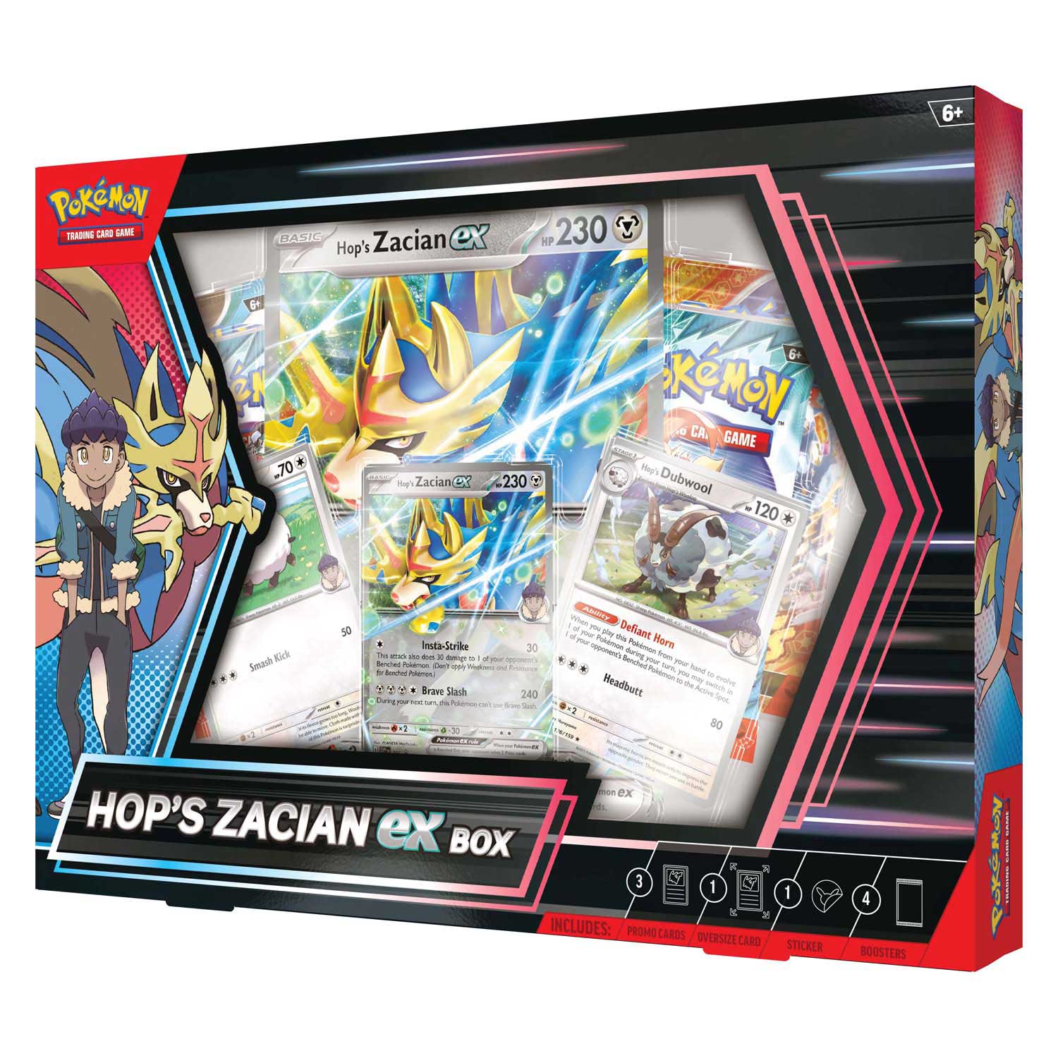POK TCG Hops Zacian ex Box