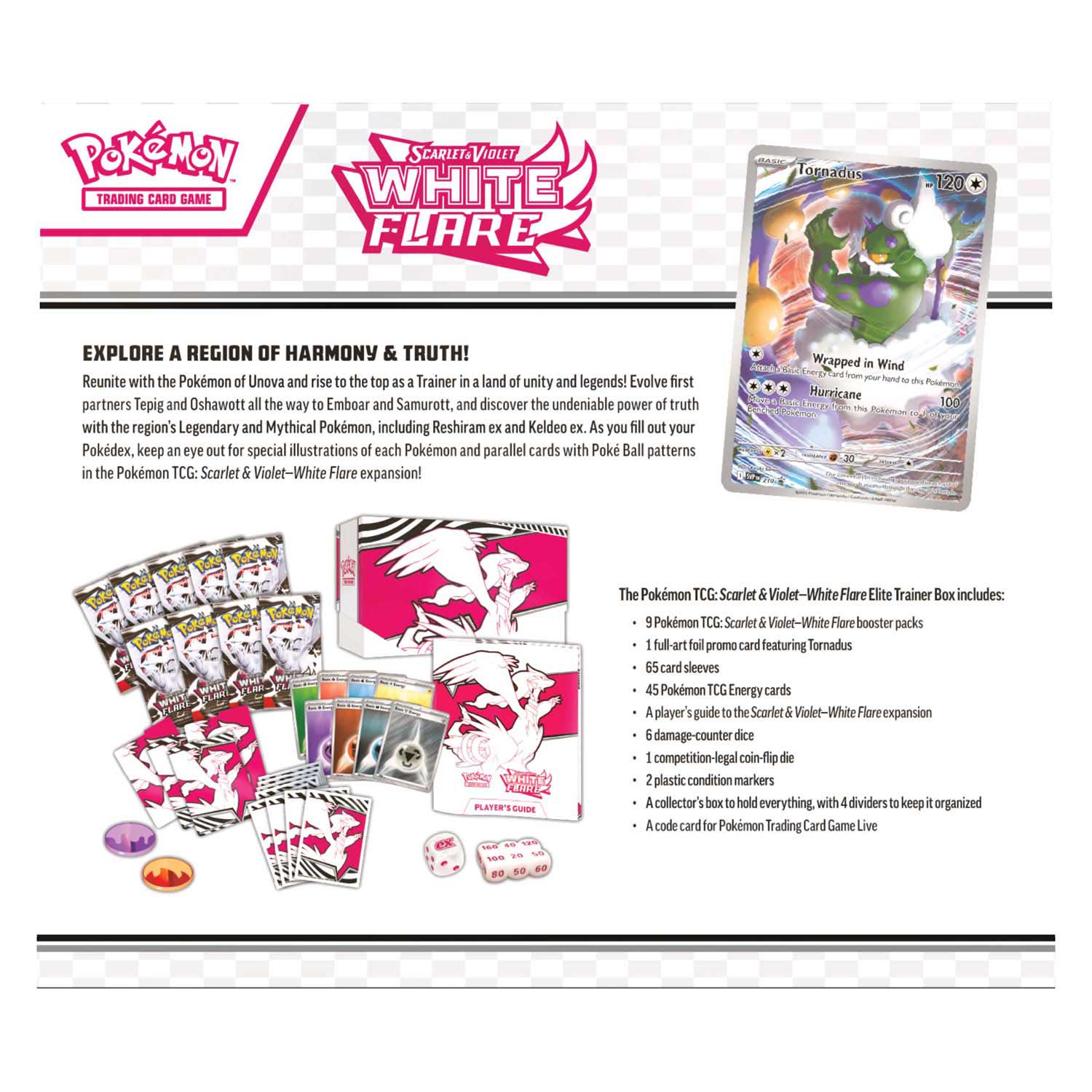 SV10,5 White Flare Elite Trainer Box Reshiram