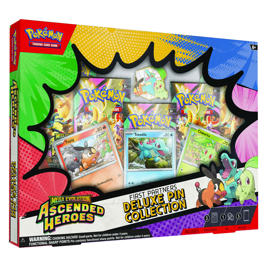 Collection de pins de luxe Pokémon TCG ME02.5 Héros Ascendants