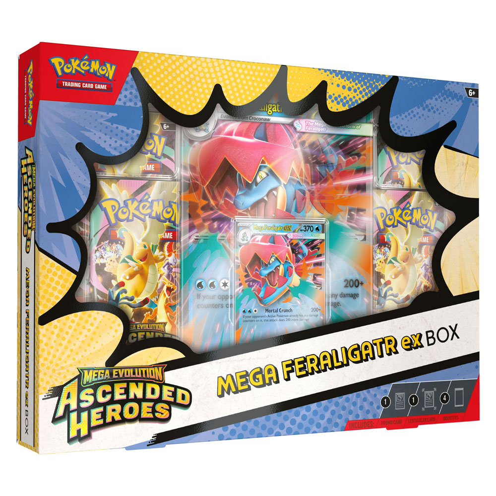 Pokémon TCG MEAH Mega-Feraligatr EX-Box