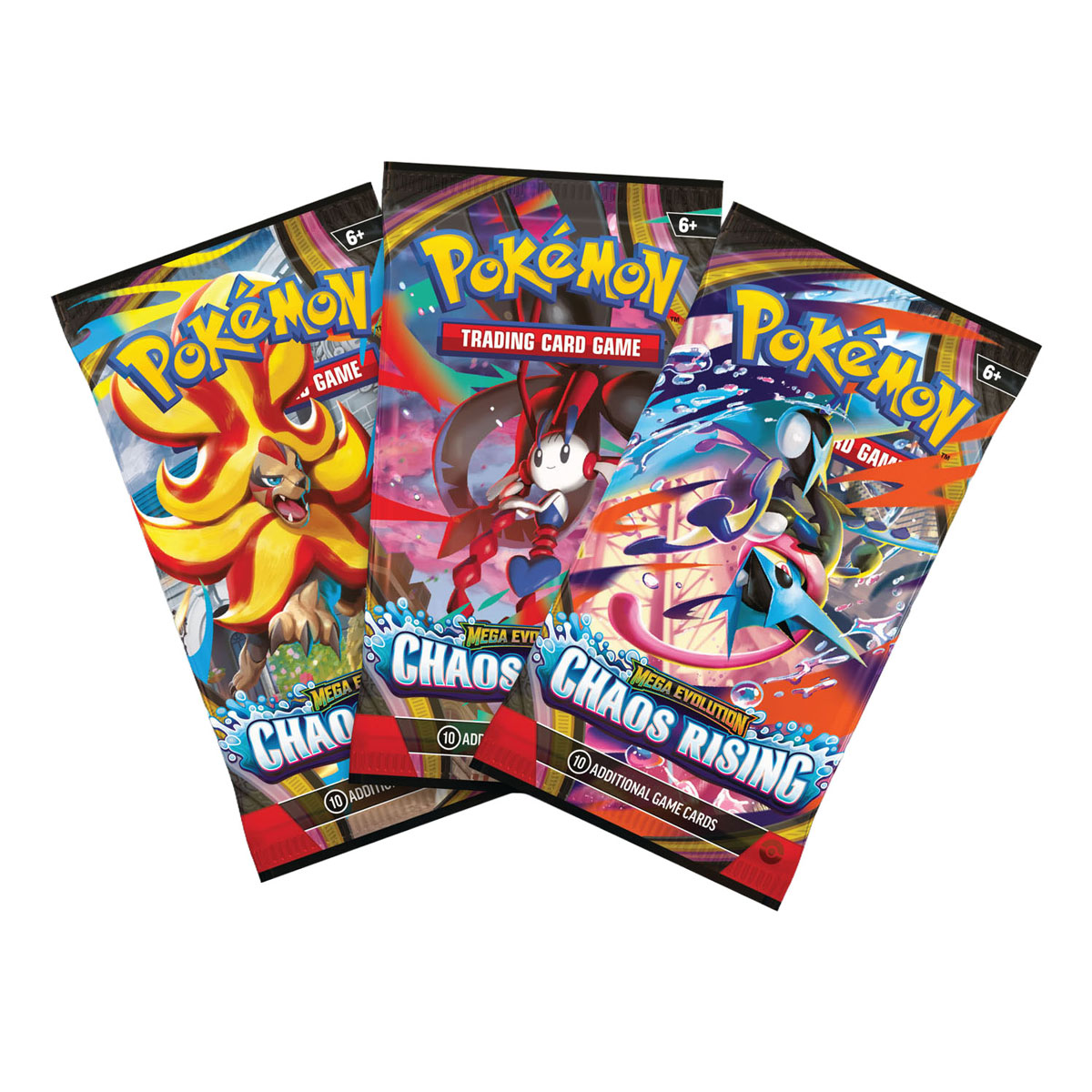 Pokémon Mega Evolution Chaos Rising 3-Pack Blister