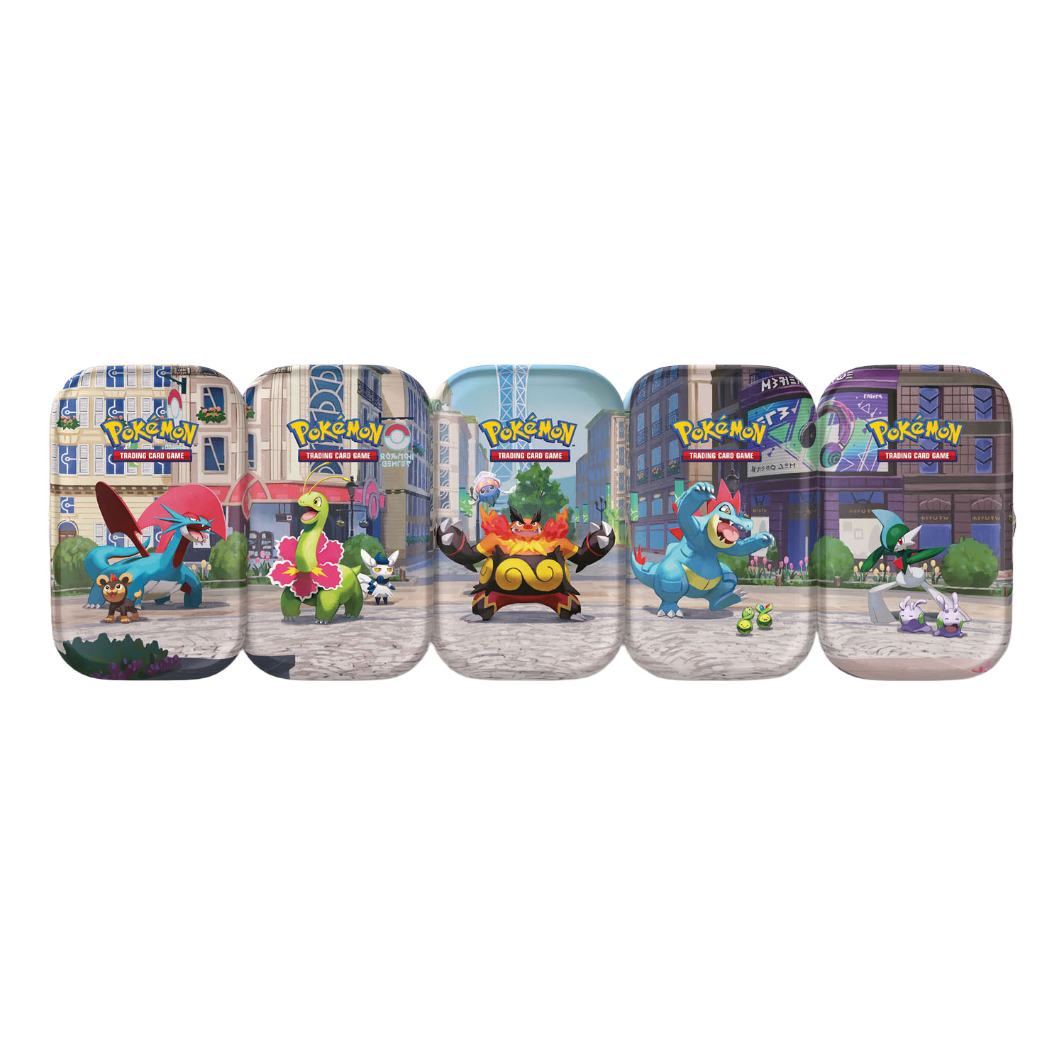 Pokémon Mega Evolution Chaos Rising Lumious City Mini Tin
