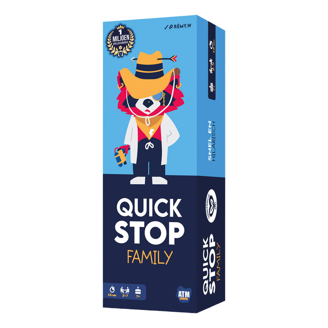Jeu de cartes familial Quickstop - 2 à 7 joueurs